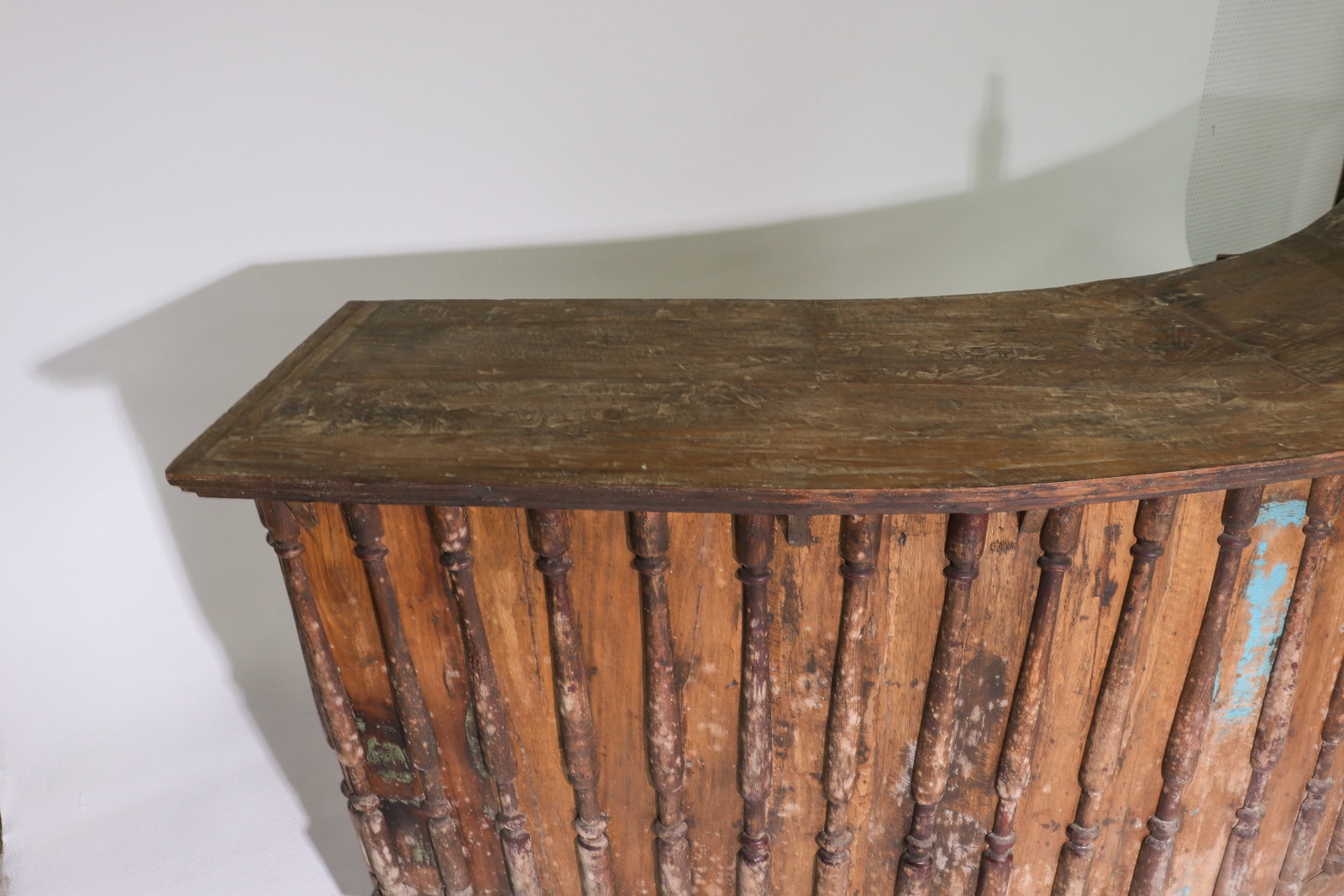 Monumental Rustic Curved Bar - 3