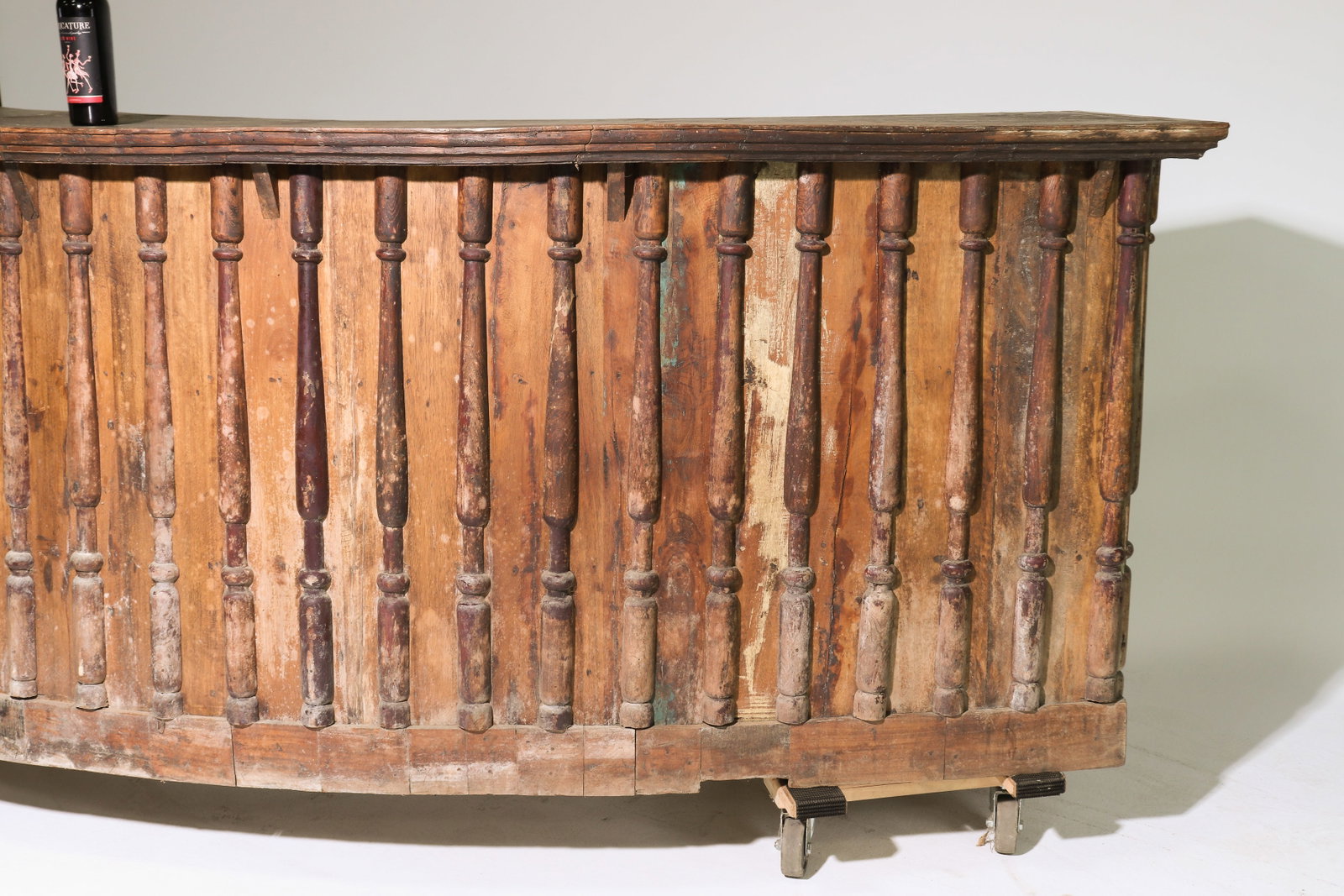 Monumental Rustic Curved Bar - 4