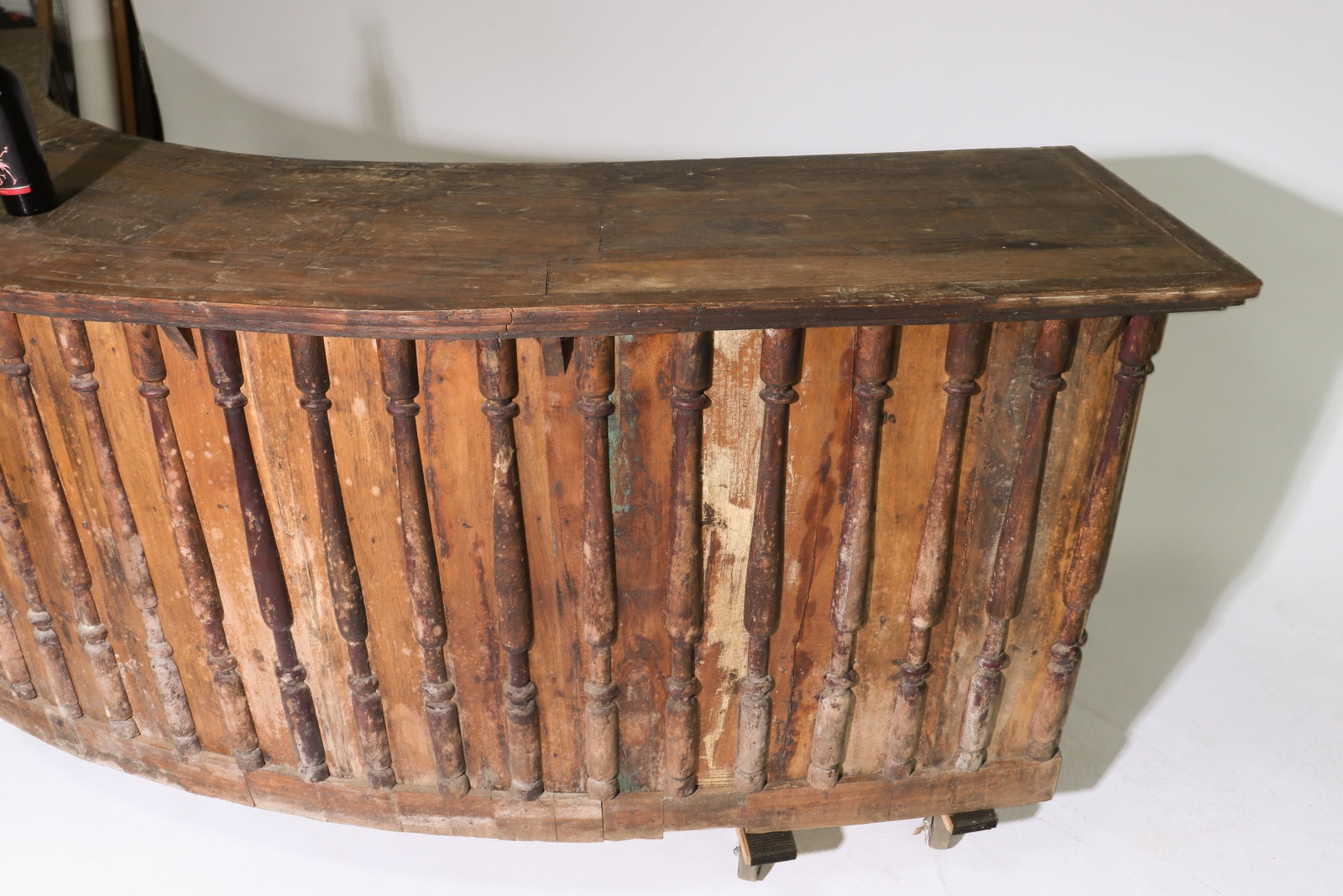 Monumental Rustic Curved Bar - 5