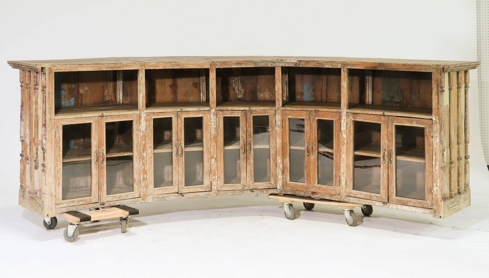 Monumental Rustic Curved Bar - 6