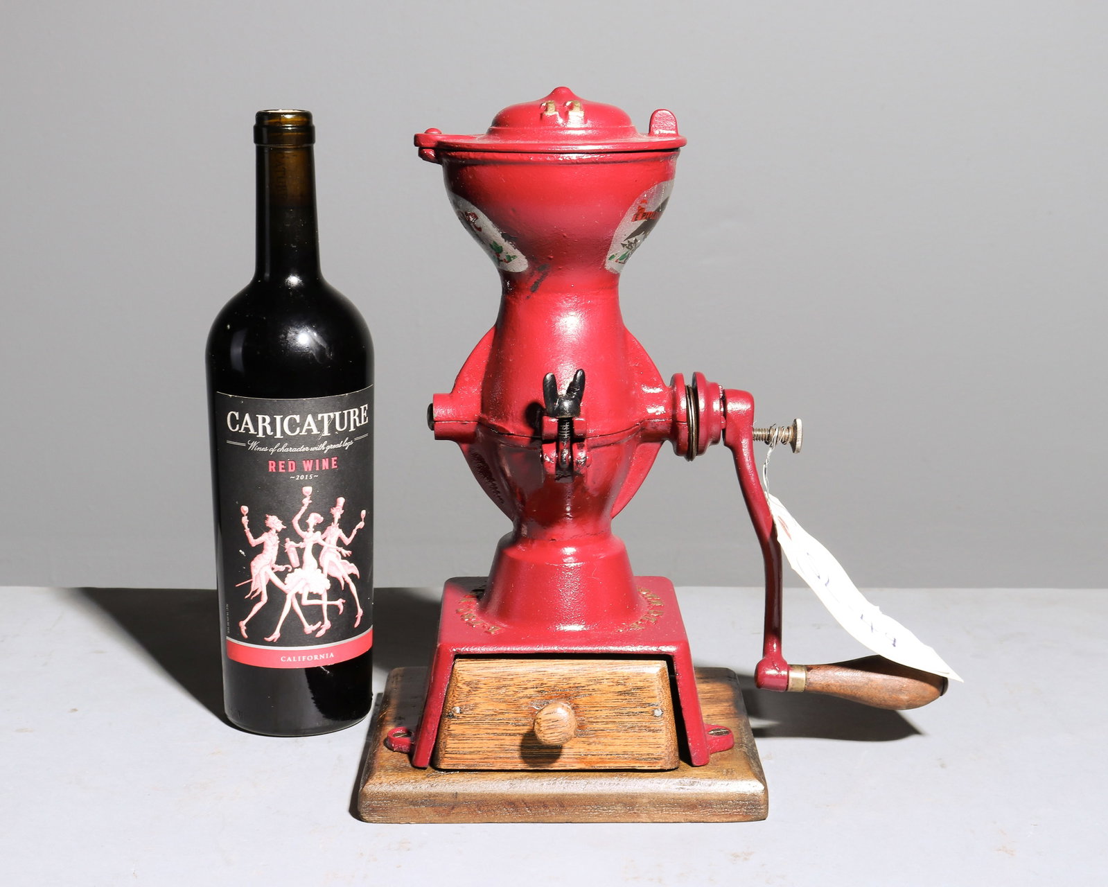 Vintage Cast Iron Landers, Frary & Clark Coffee Grinder: Vintage Cast Iron Landers, Frary & Clark Coffee Grinder - 12.5 in tall x 11 x 6.5