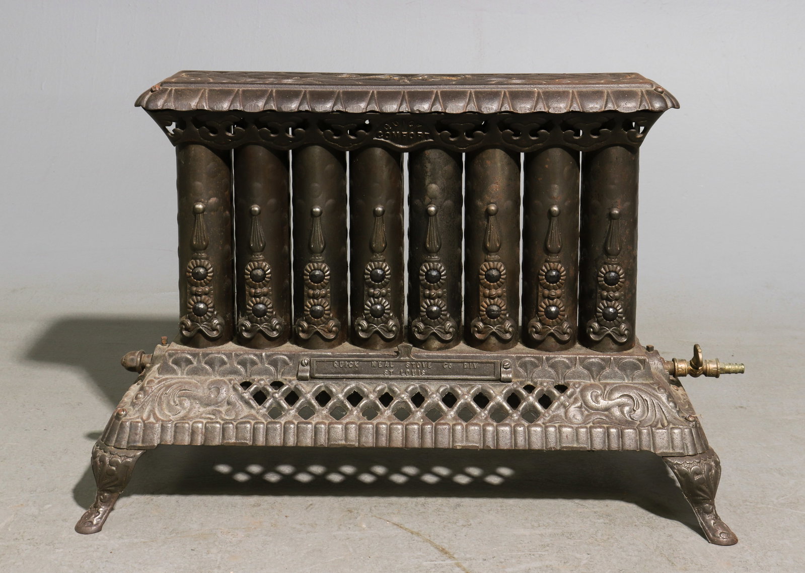 Quick Meal Stove Co. St. Louis Quick Comfort Heater: Quick Meal Stove Co. St. Louis Quick Comfort Heater - 20 in tall x 30 x 11