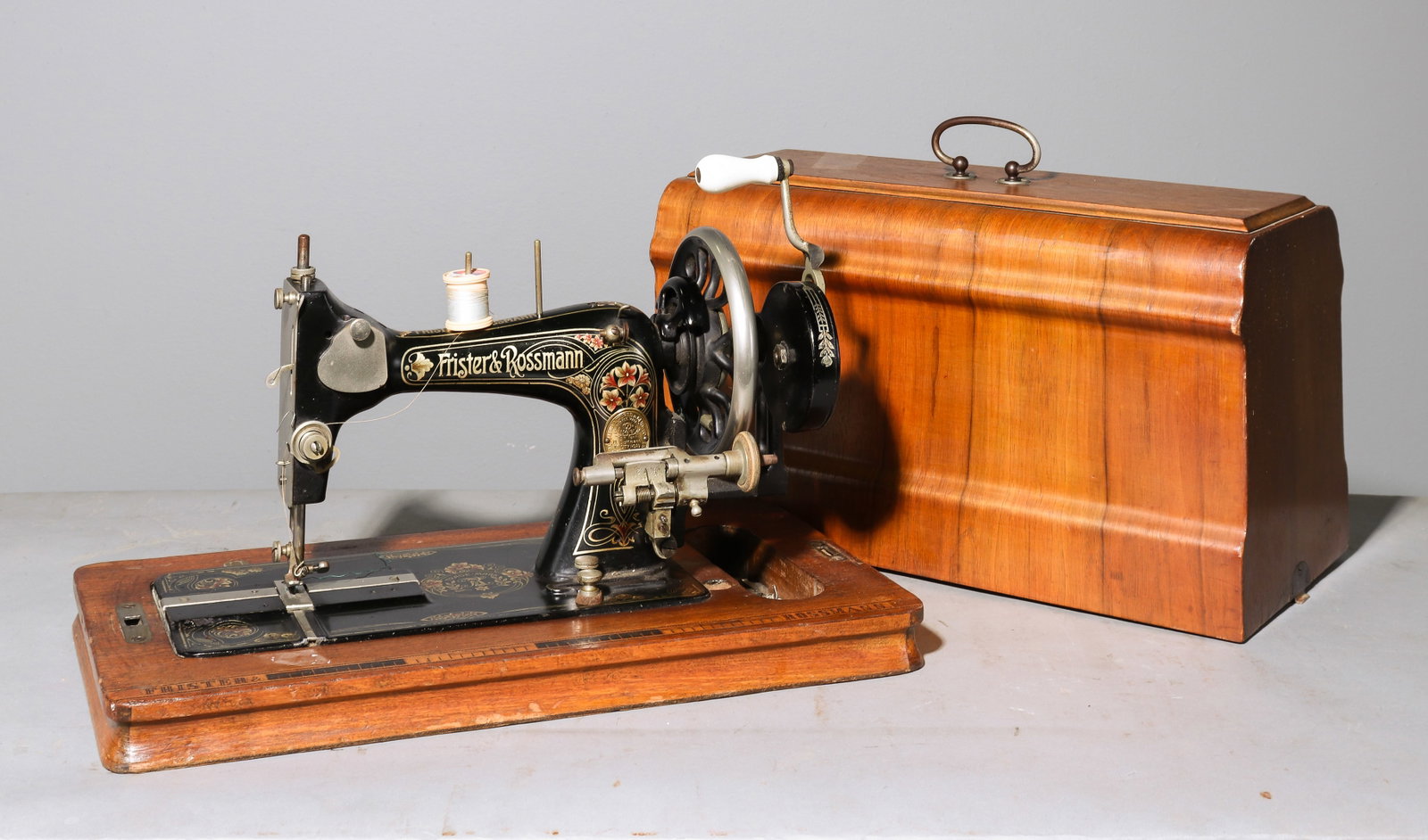 Frister & Rossman Sewing Machine: Frister & Rossman Sewing Machine - 13 in tall x 20 x 10