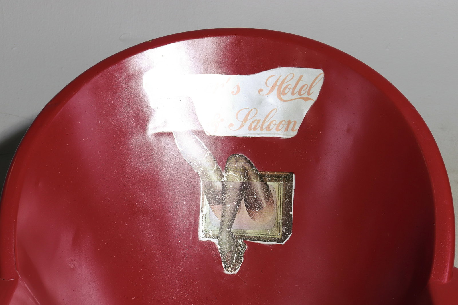 Painted Cowboy Bathtub / Planter - 2