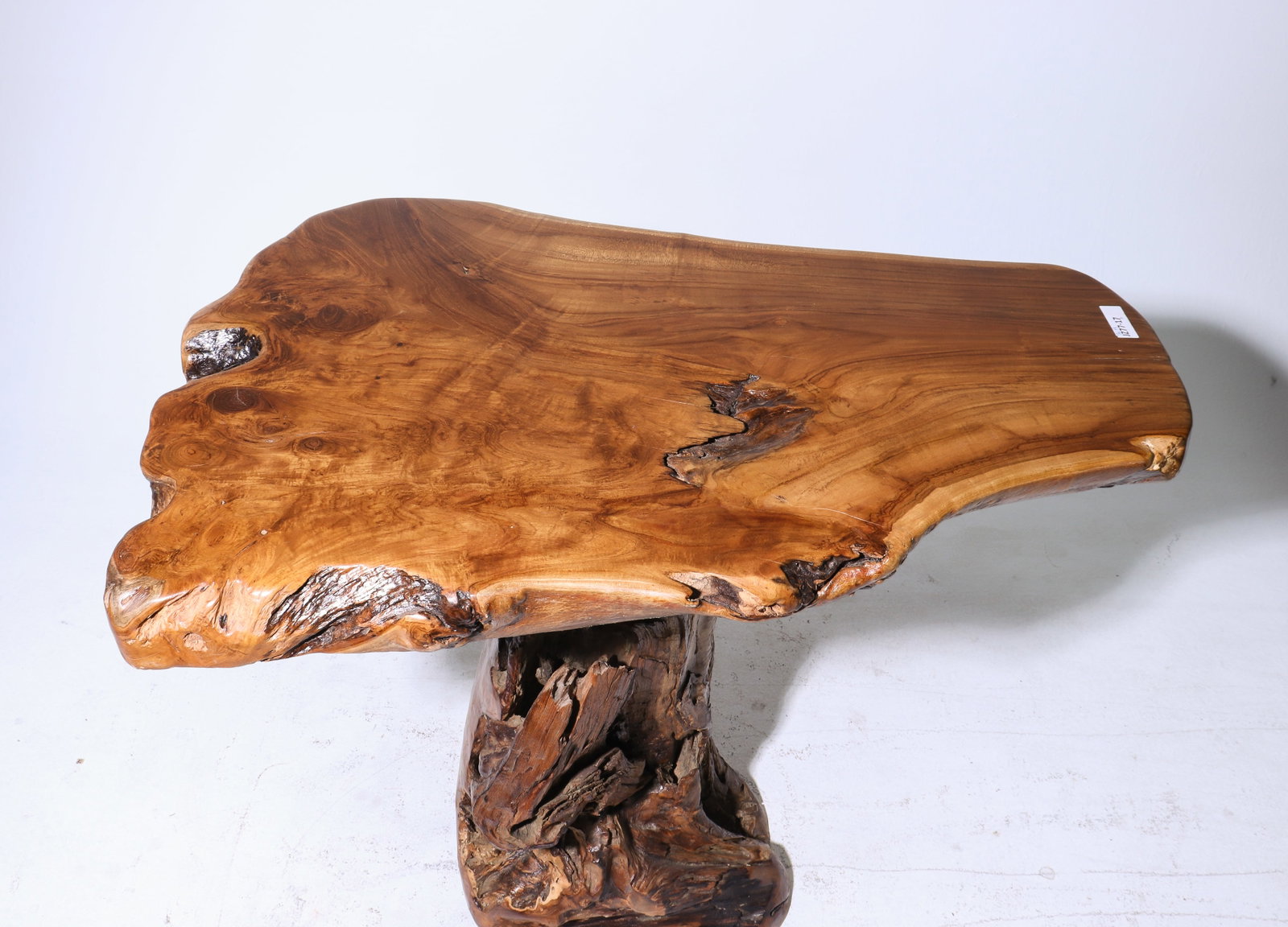 Live Edge Root Pub / Bar Table with Stools - 6