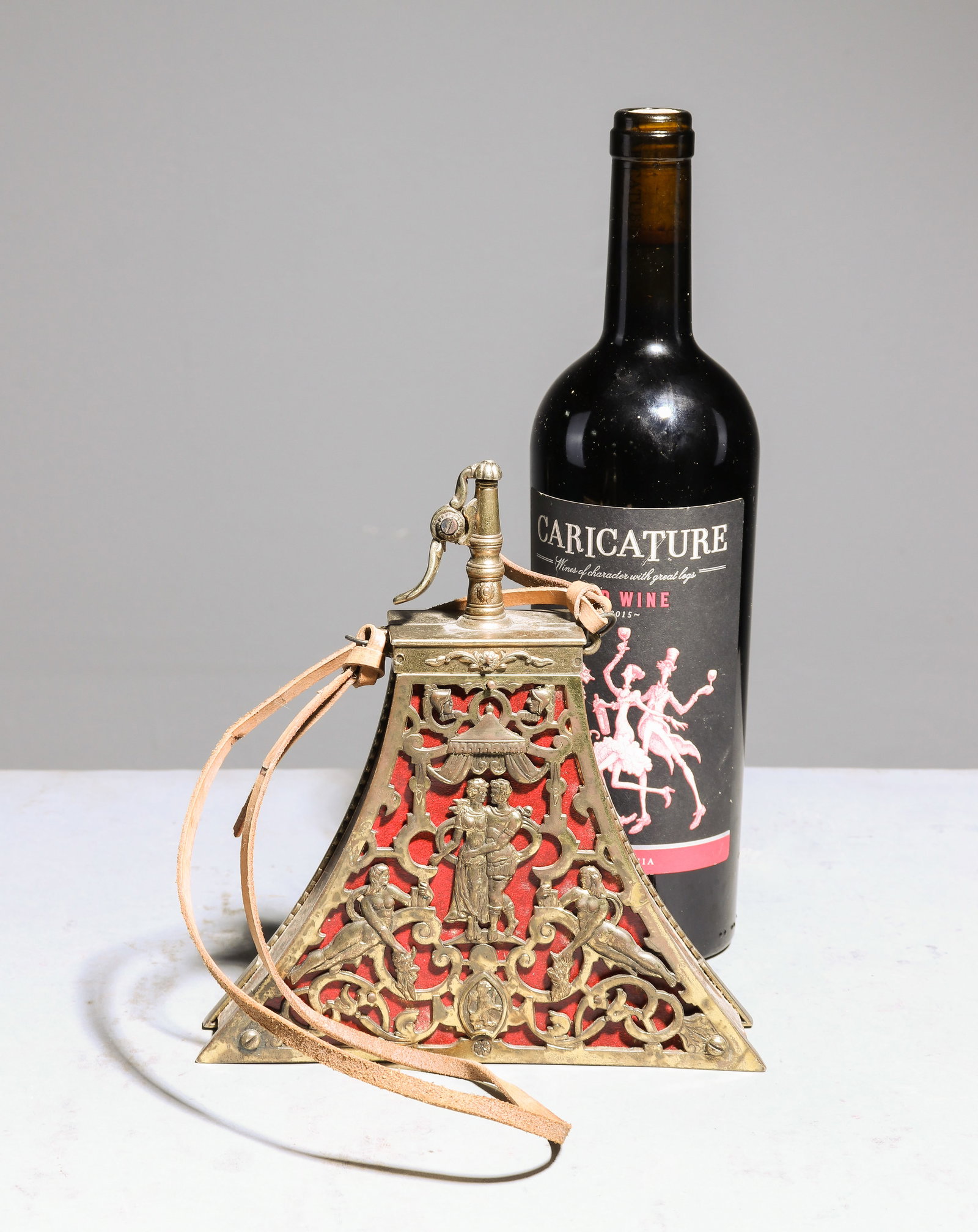 19th Century Italian Renaissance Powder Flask (1 of 4)