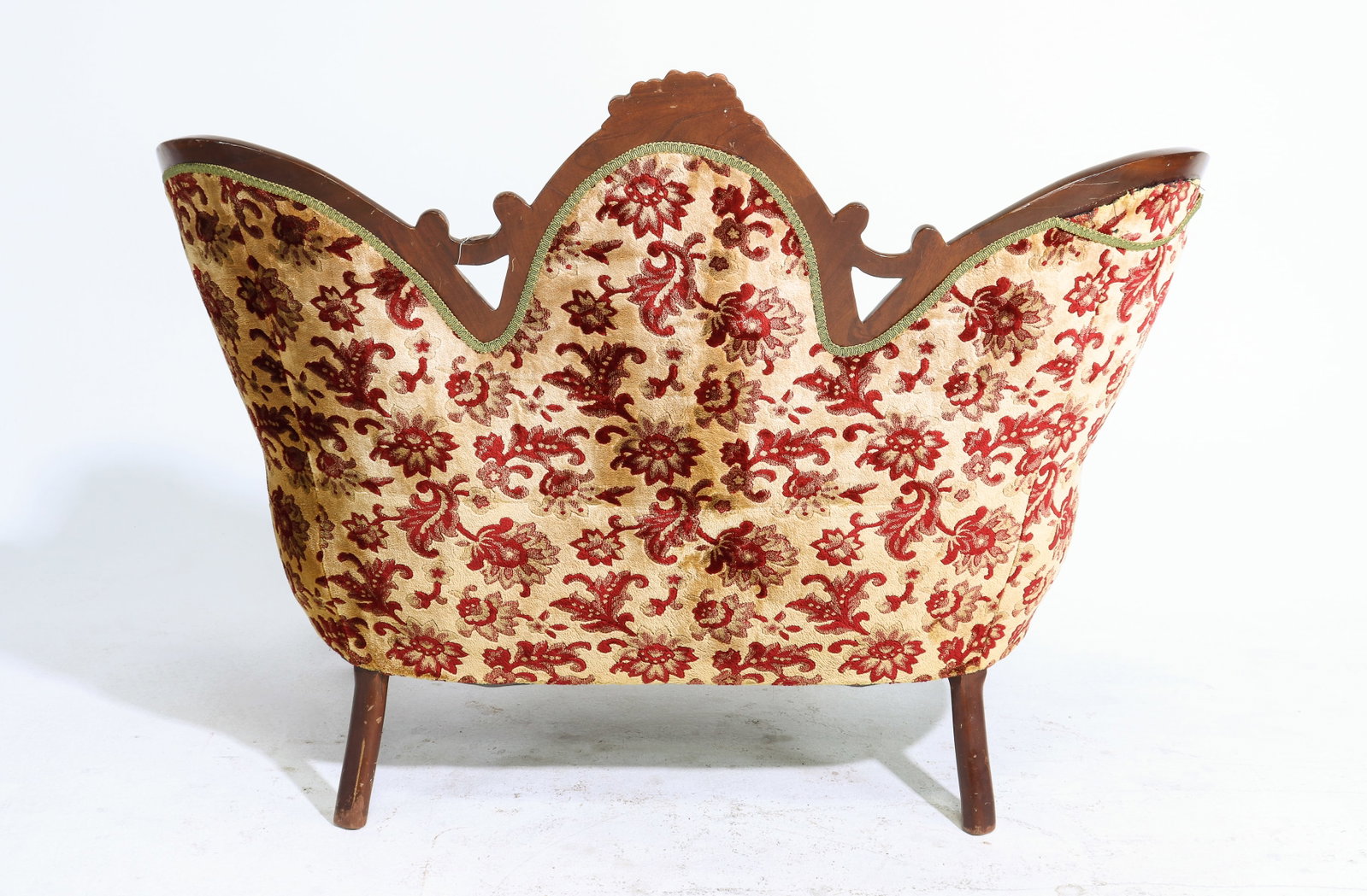 American Victorian Tufted Back Settee / Sofa - 8