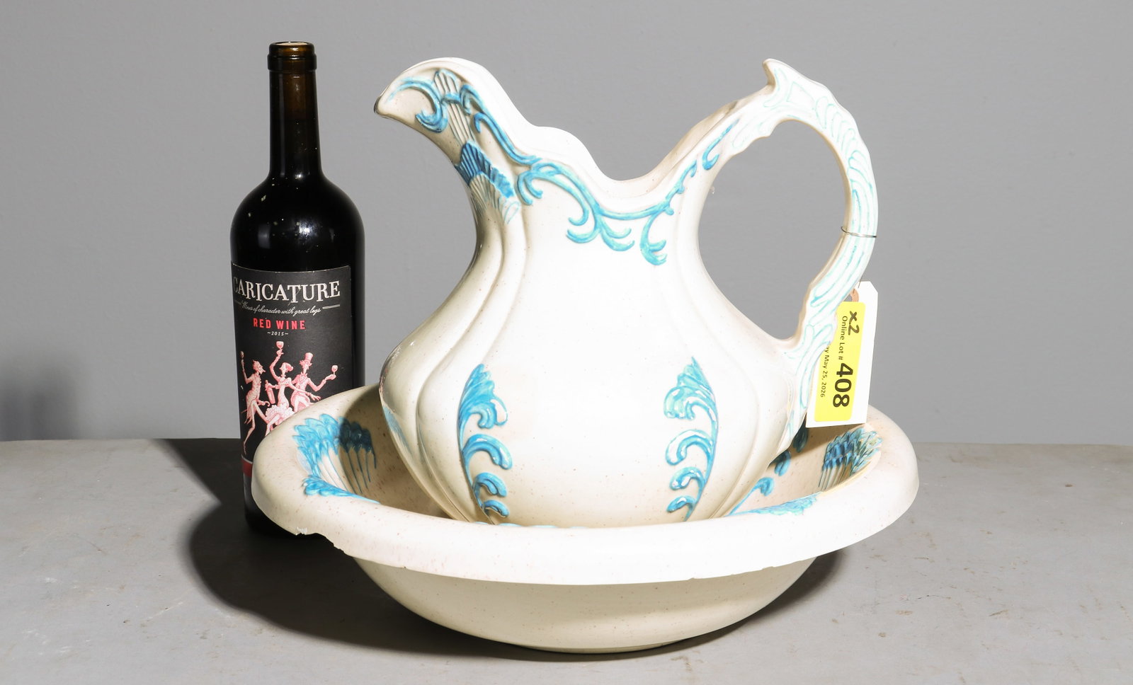 American Pottery Wash Bowl Set - Pitcher & Bowl (1 of 4)