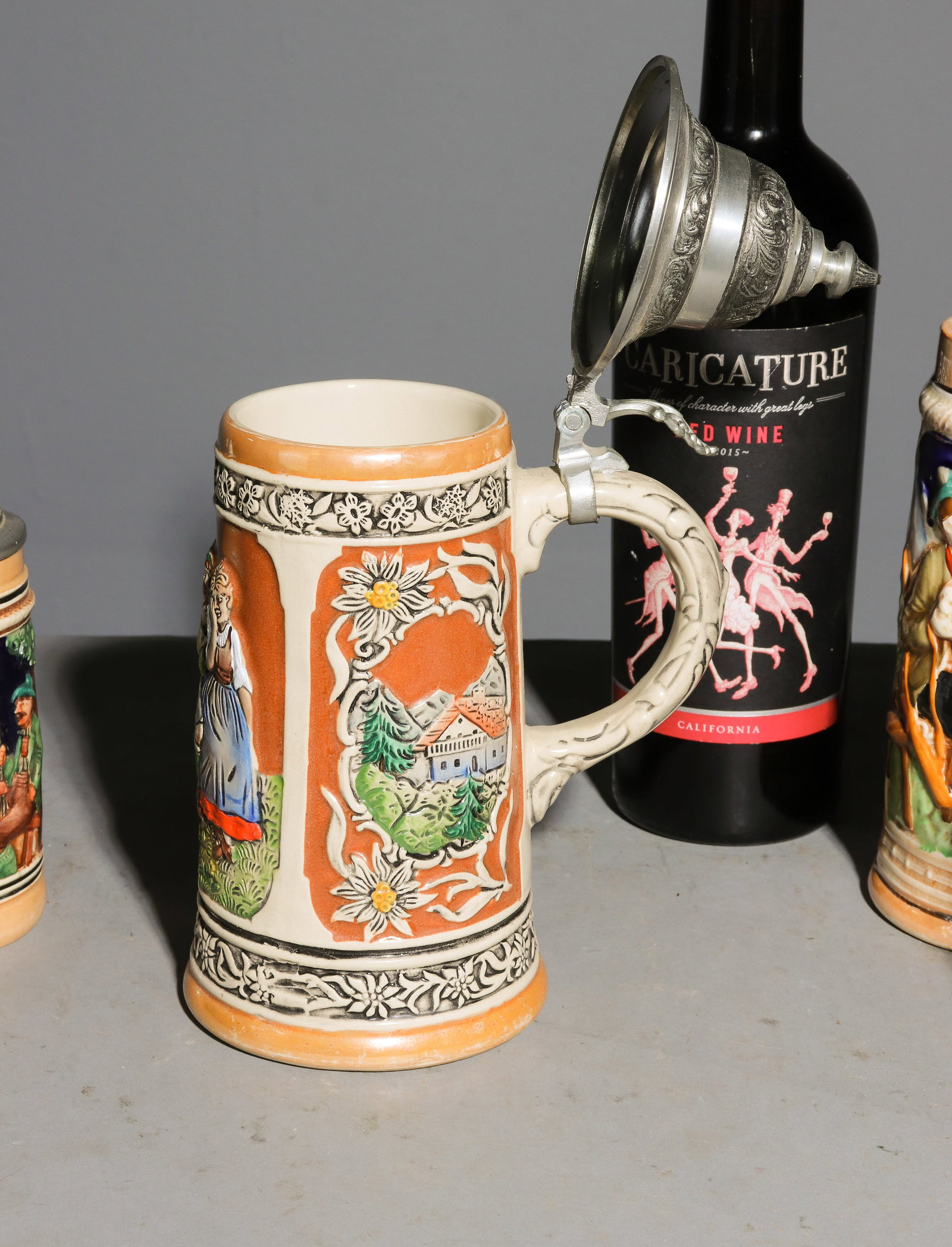 5 Assorted German Steins - 6