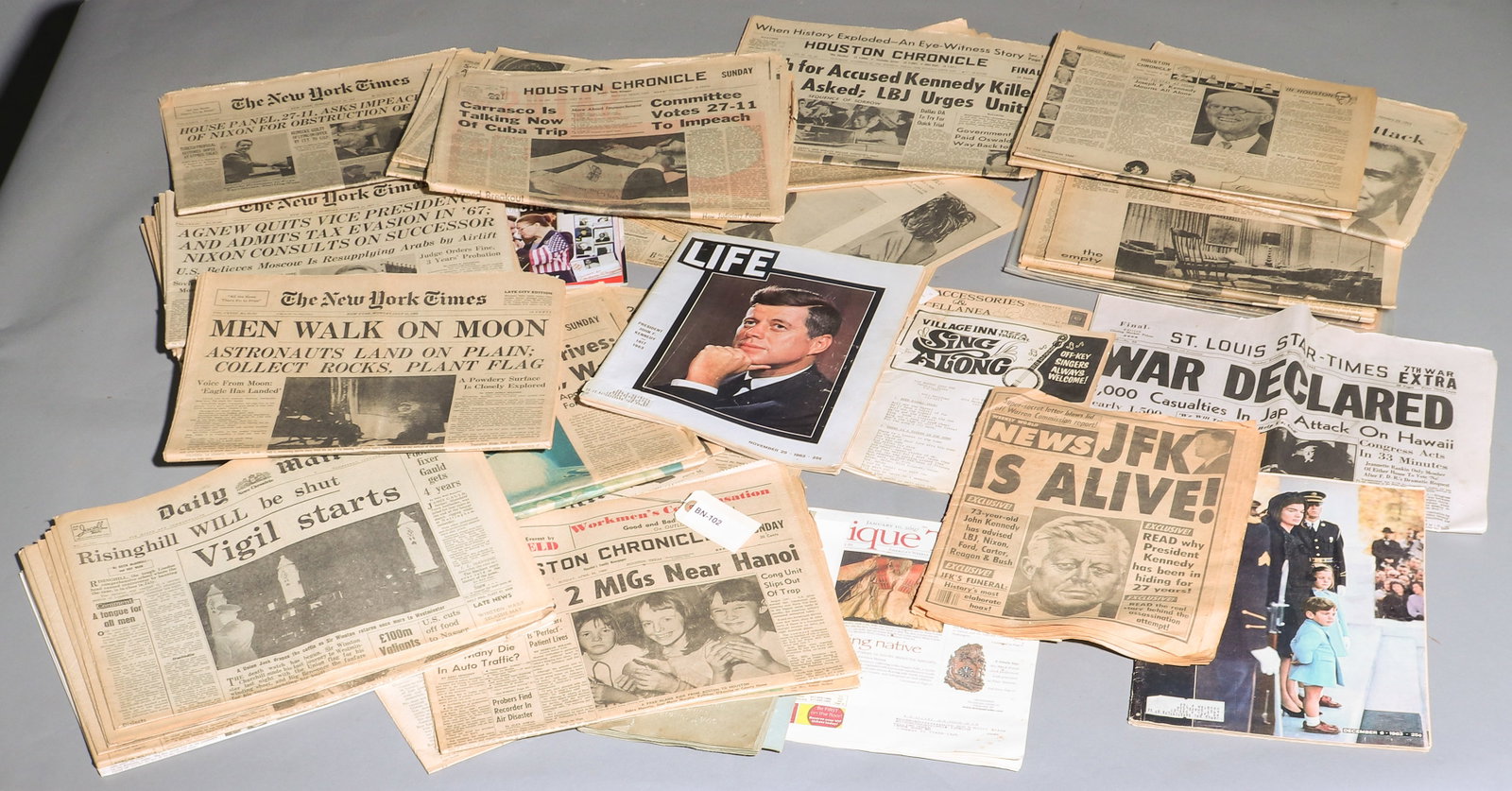 10+ Antique NY Times, Daily Newspaper, ETC. (1 of 6)