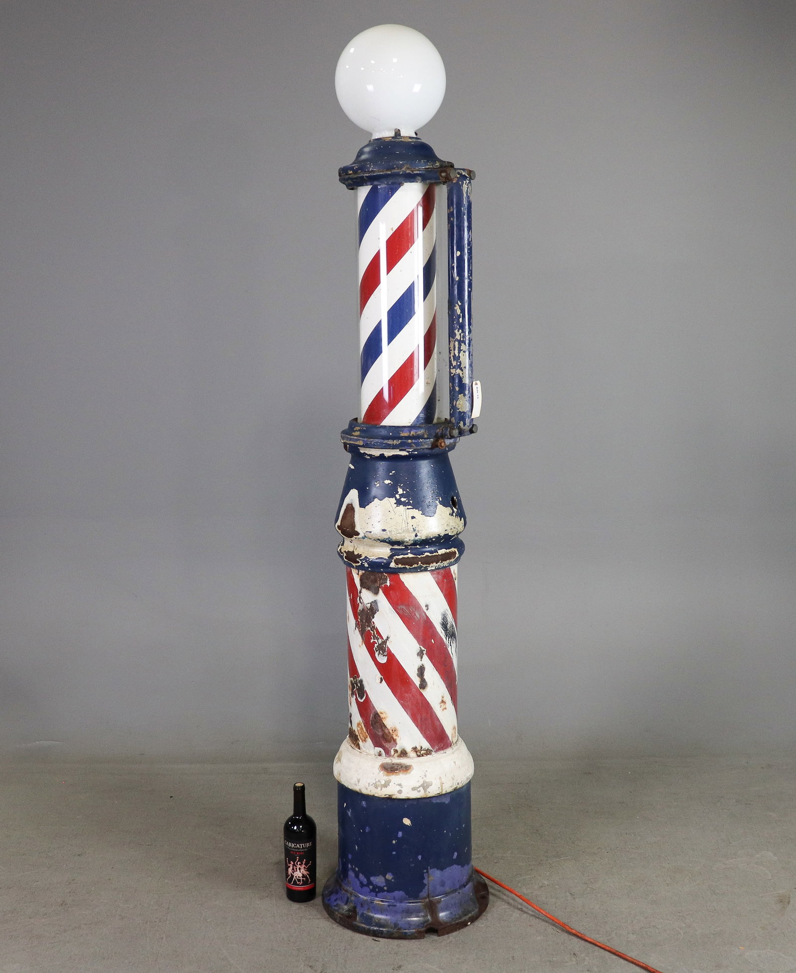 Vintage Free Standing Barber Pole (1 of 6)
