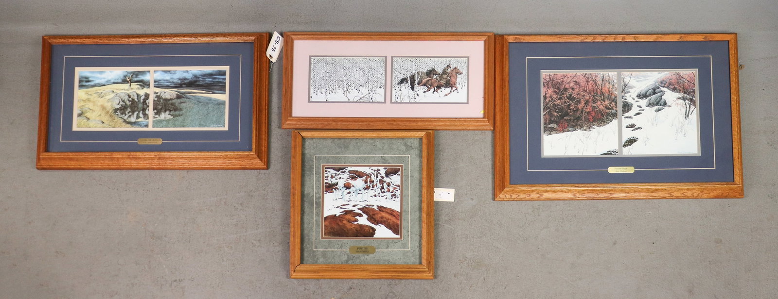 4 Framed Prints " Calling The Buffalo ' & Others (1 of 5)