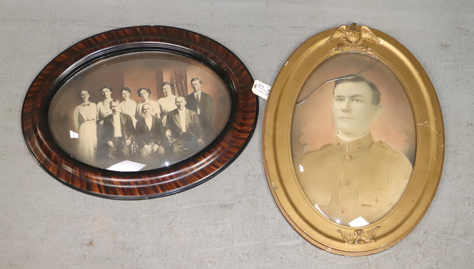 2 Antique Oval Framed Portraits (1 of 3)