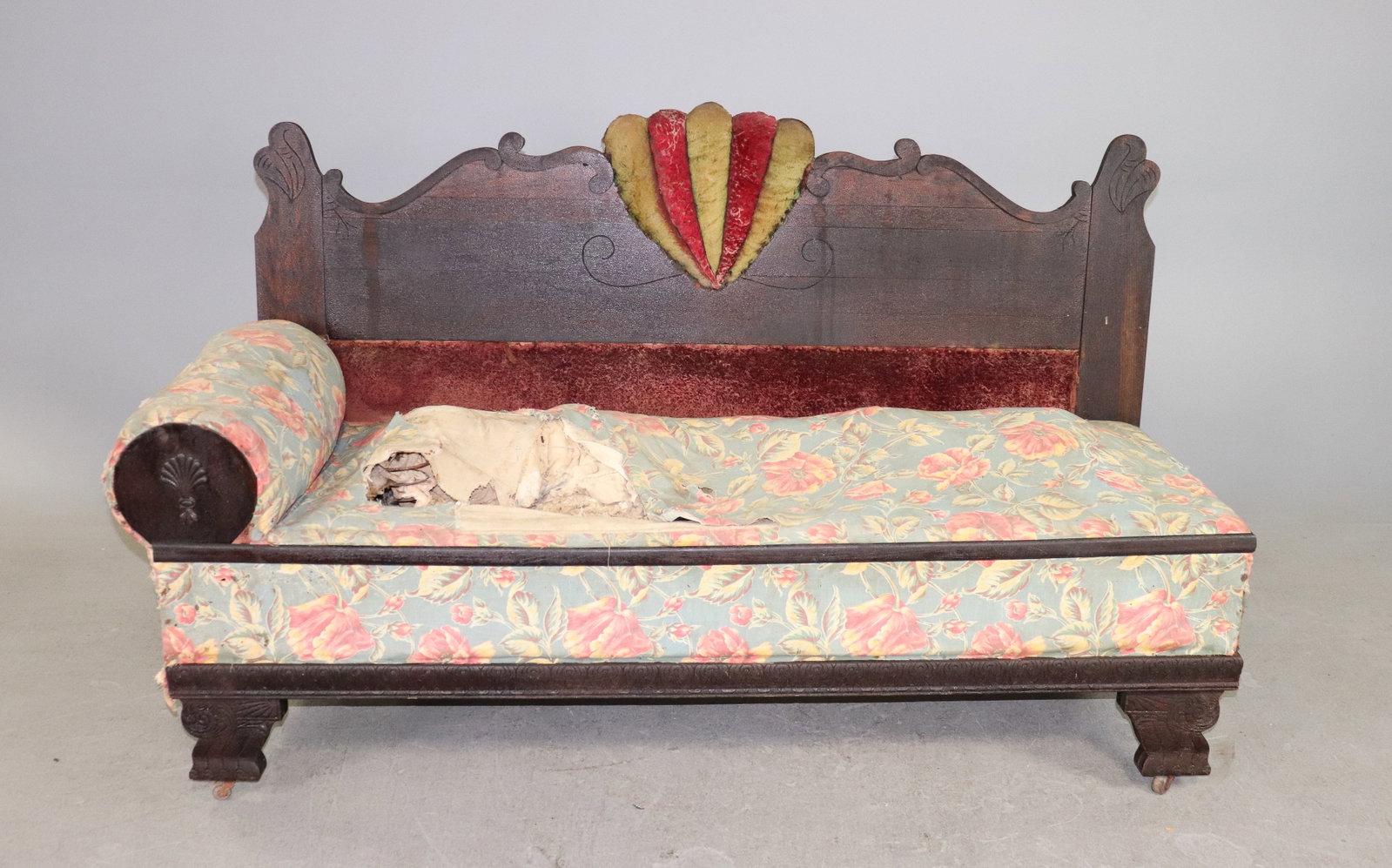 American Empire Style Couch: American Empire Style Couch - 40.5 in tall x 69 x 26, seat height is 20 in