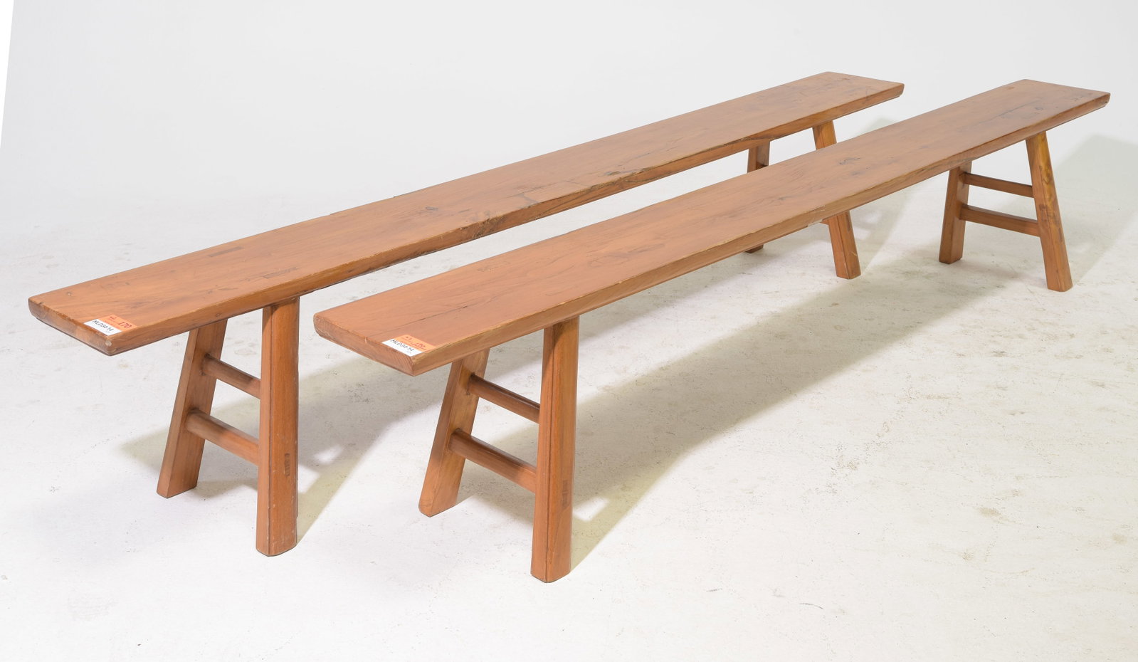 French Pair of Farmhouse Benches (1 of 4)