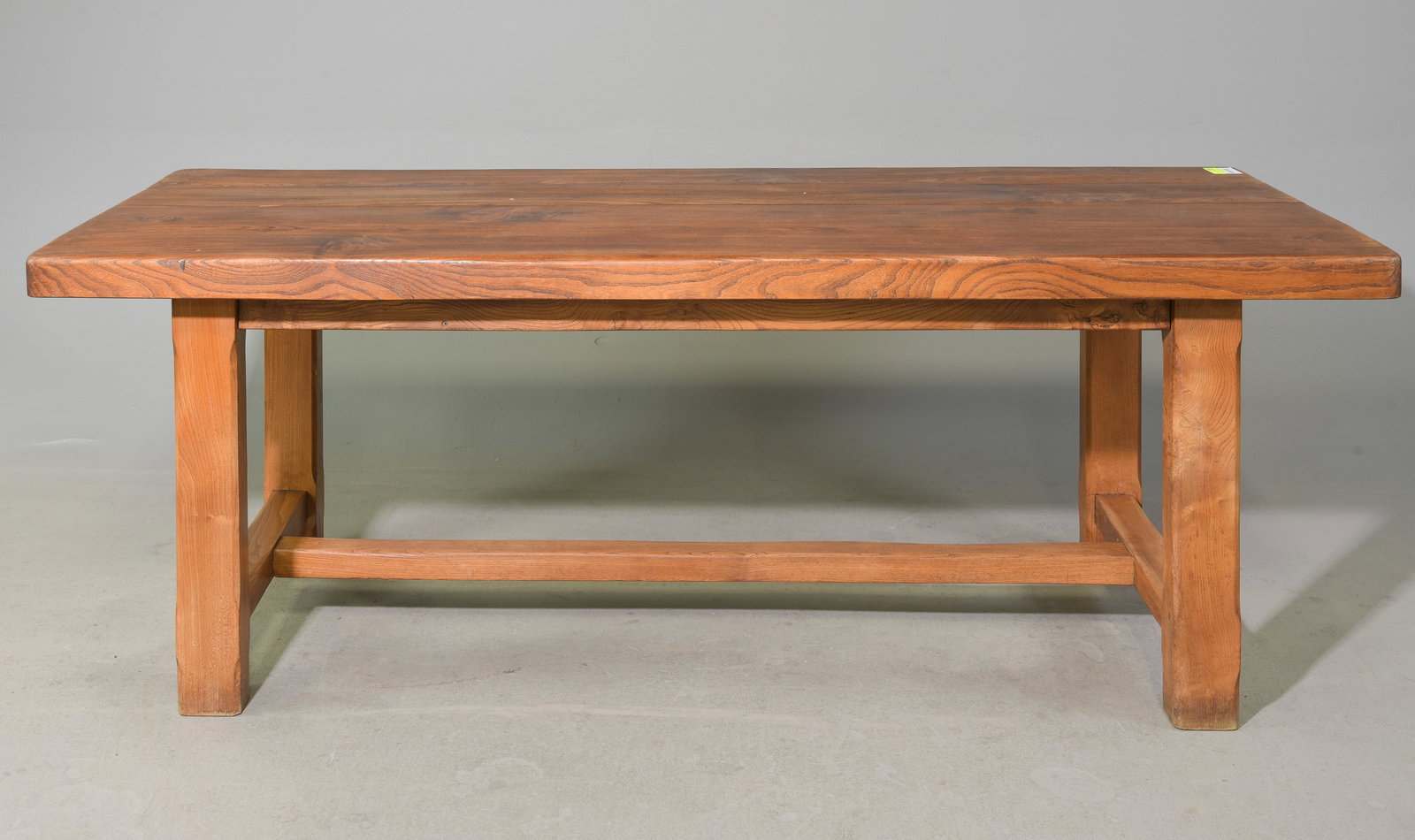 French Farmhouse Elm Wood Table: French Farmhouse Elm Wood Table - 29 in tall x 79 x 31, Floor to under is 23.5 inches and the space between the legs is 55 inches