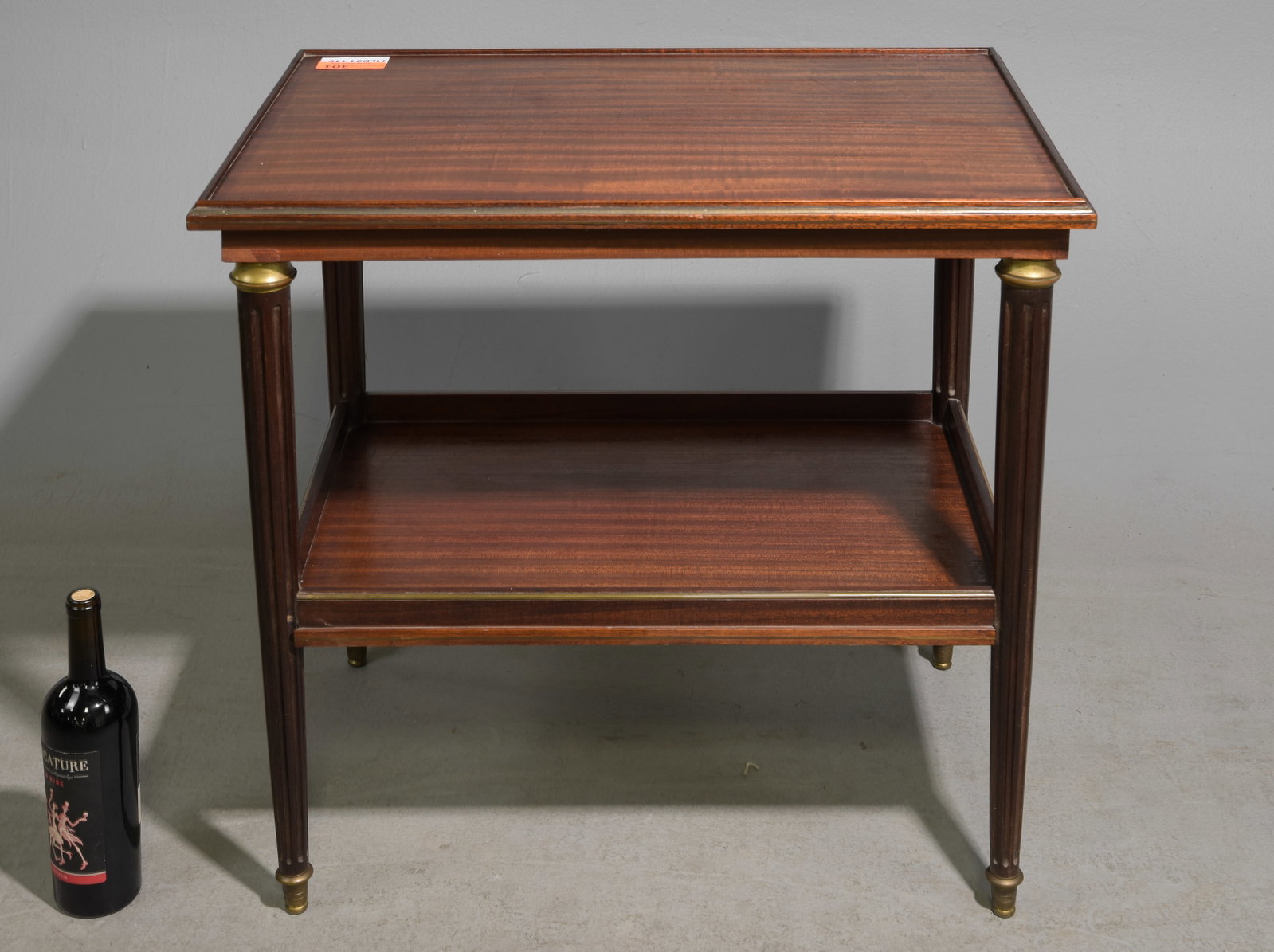 Louis XVI Style Mahogany Table with Pull Outs (1 of 5)
