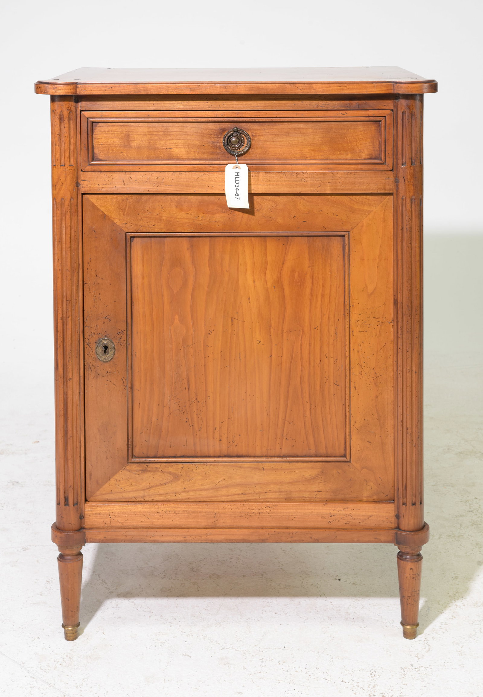 Louis XVI Style Hall / Jam Cabinet: French Louis XVI Style Hall / Jam Cabinet - 40.25 in tall x 26.5 x 19.25