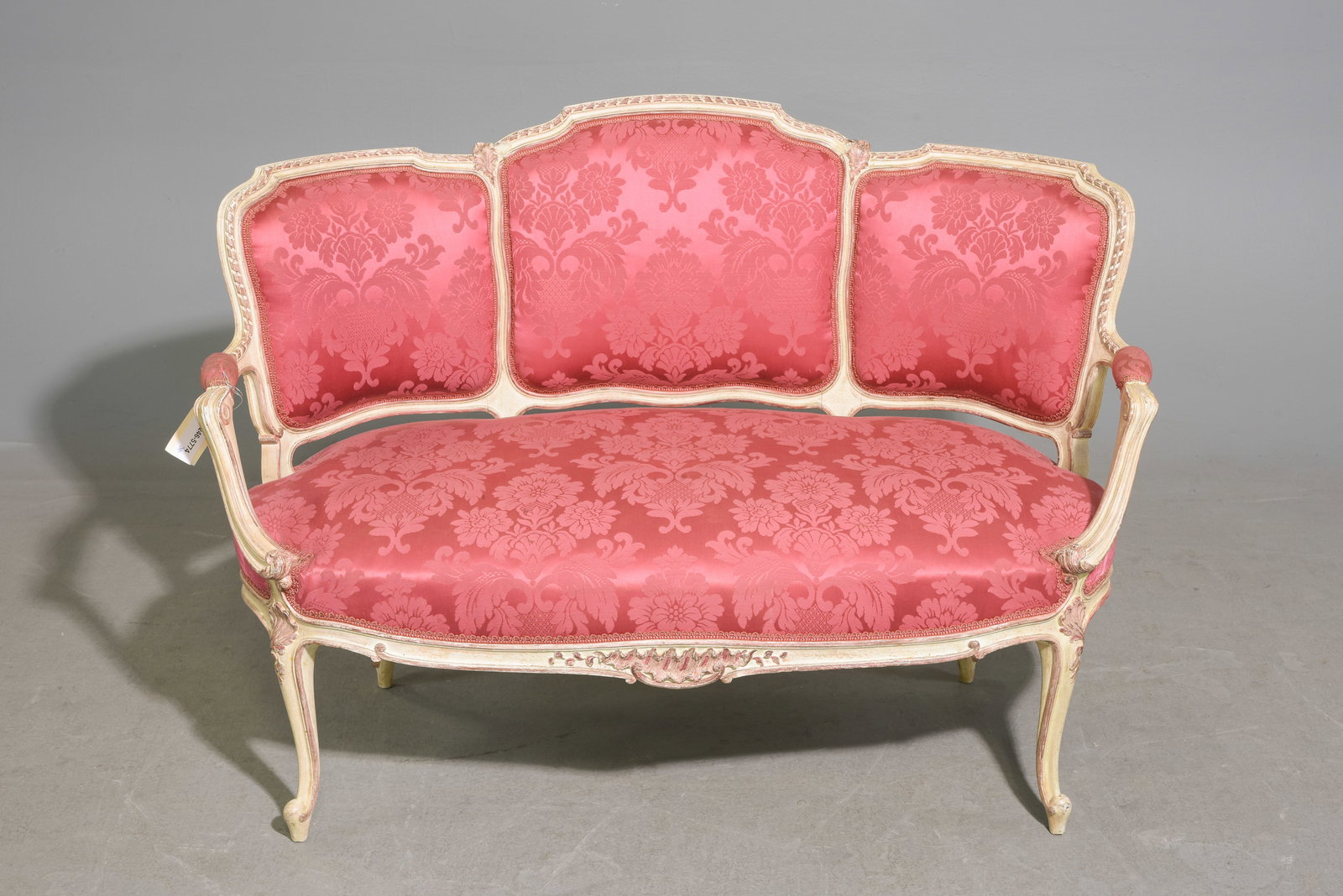 Louis XVI Style Painted Settee / Sofa (1 of 4)