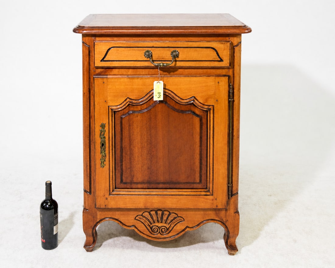 Louis XV Style Cherry Jam / Hall Cabinet with Drawer (1 of 4)