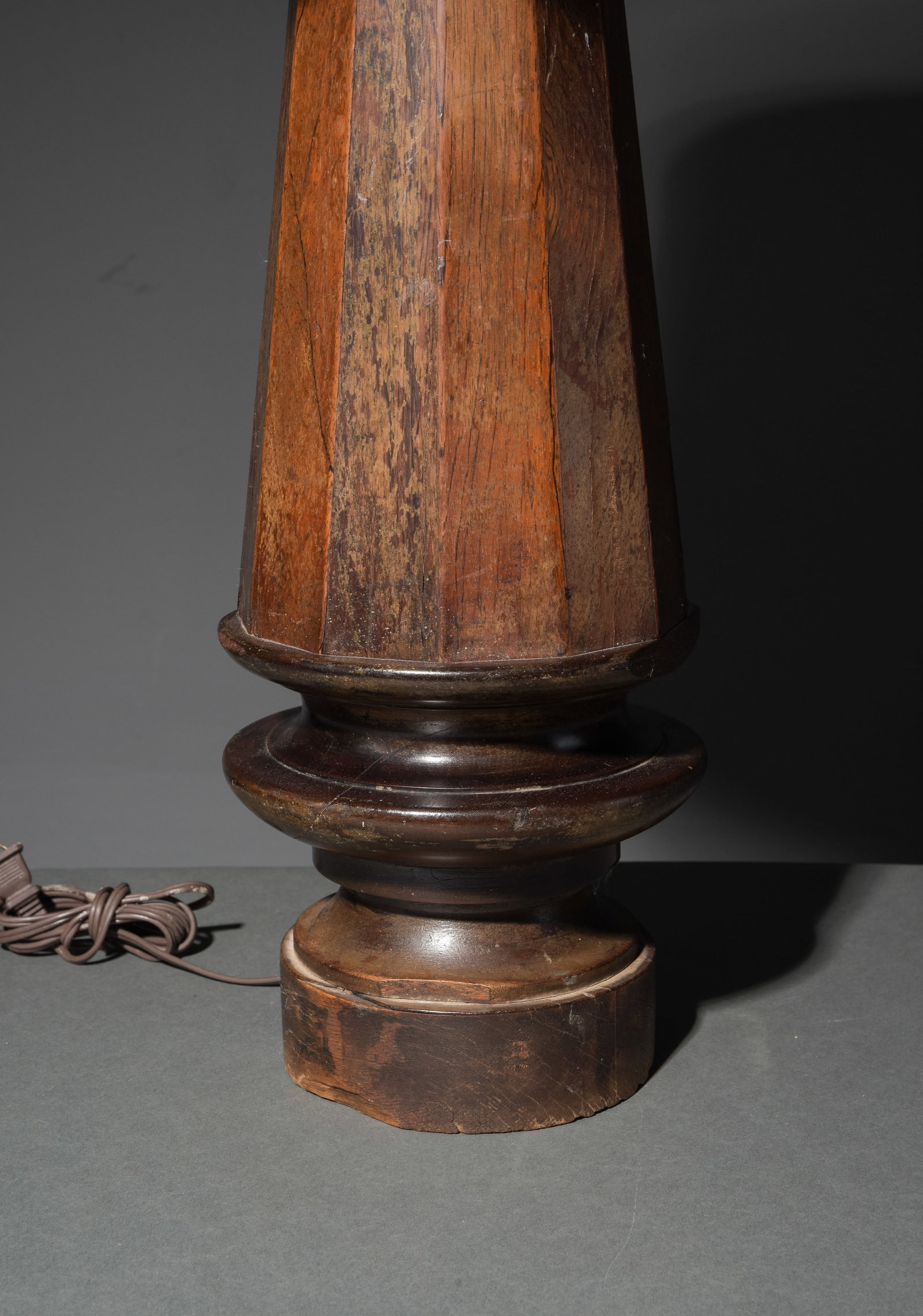 Wood Table Lamp with Shade - 3