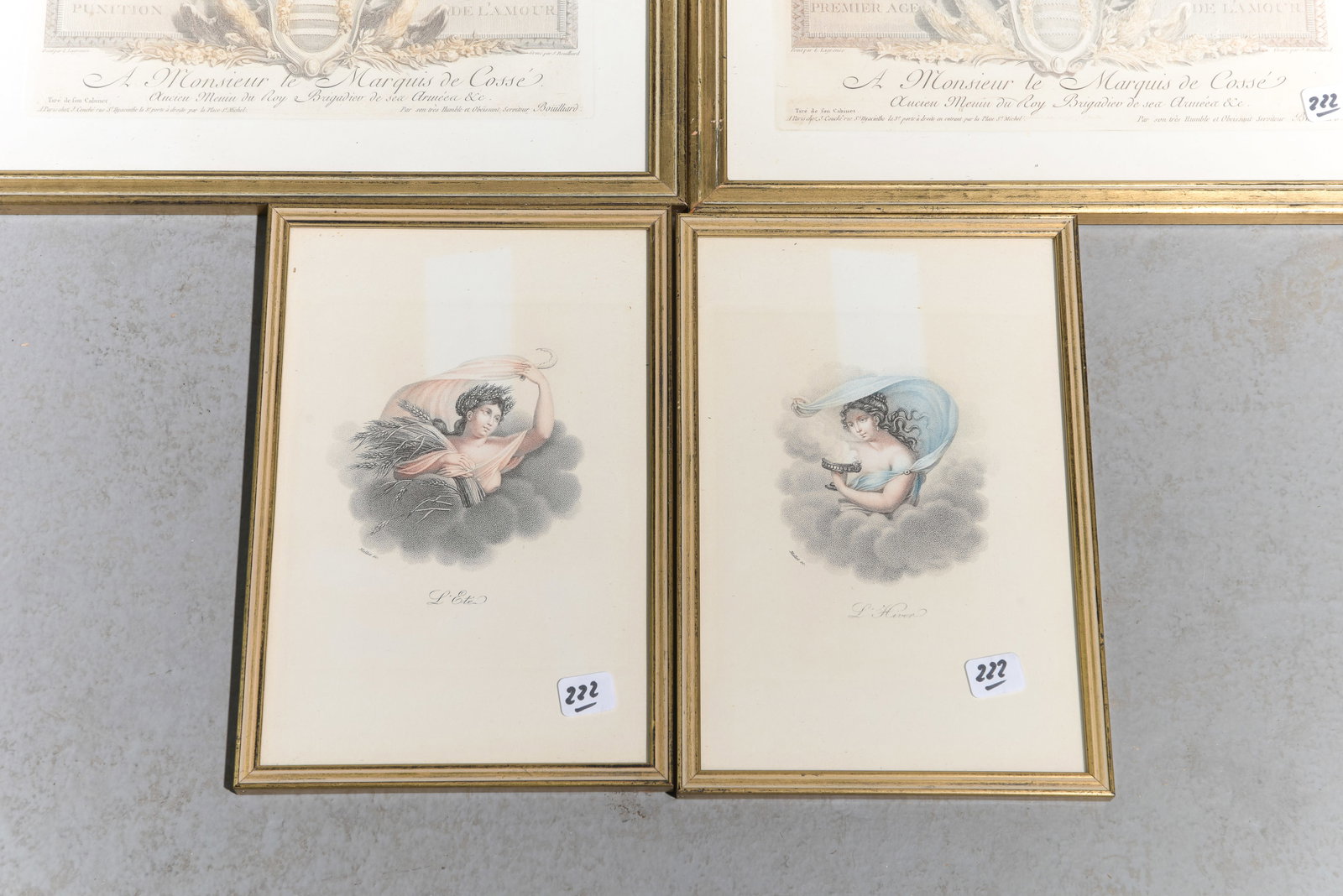 Four Assorted French Framed Engravings - 2