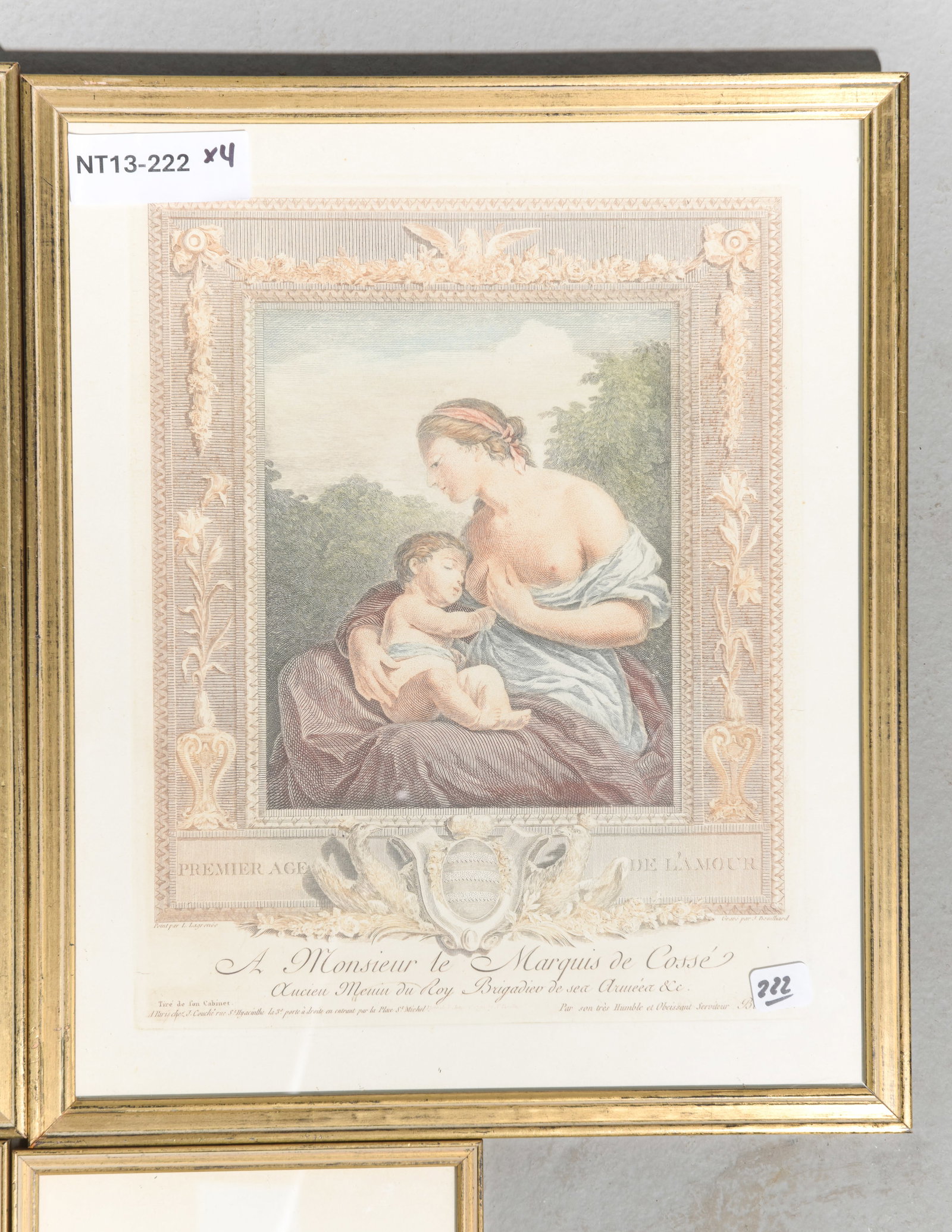 Four Assorted French Framed Engravings - 5