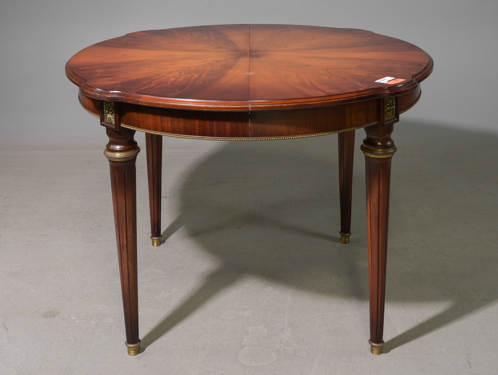 Louis XVI Style Round Mahogany Dining Table (1 of 5)