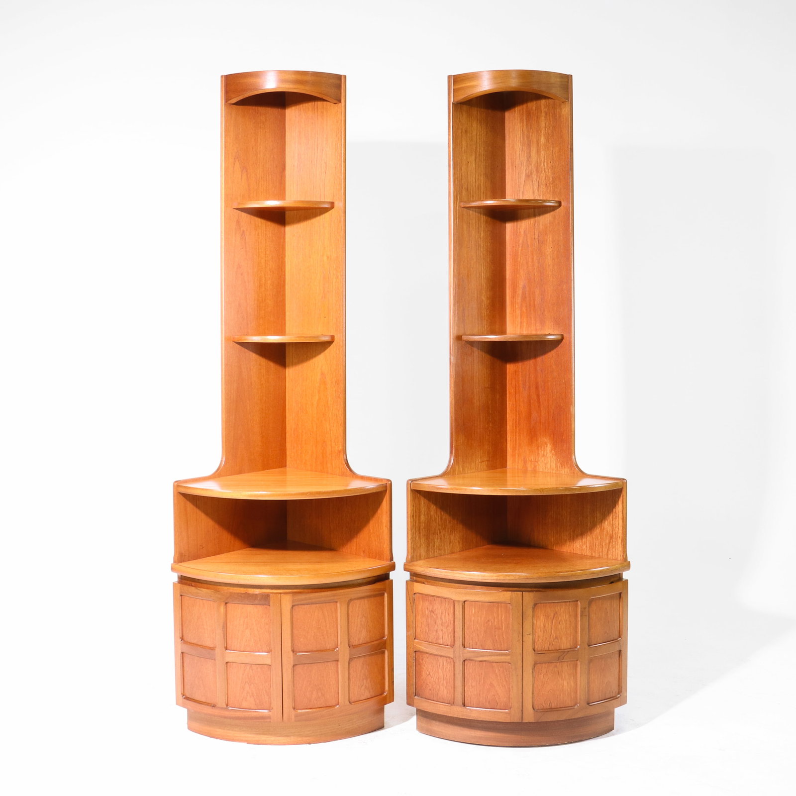 2 Mid Century Modern Corner Cabinets - Nathan (1 of 5)
