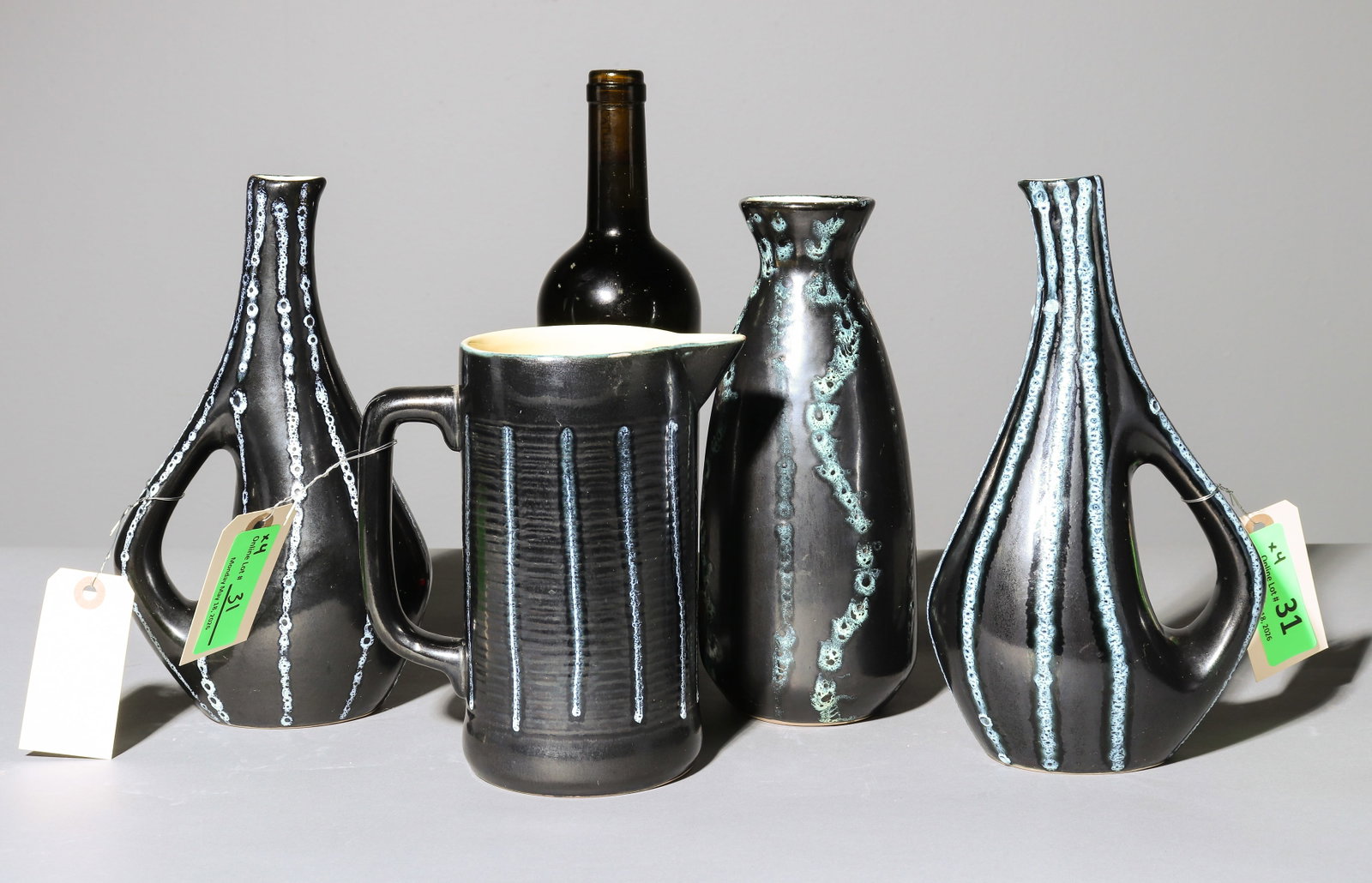 4pcs Assorted Hungarian Pottery Vases & Pitcher (1 of 4)