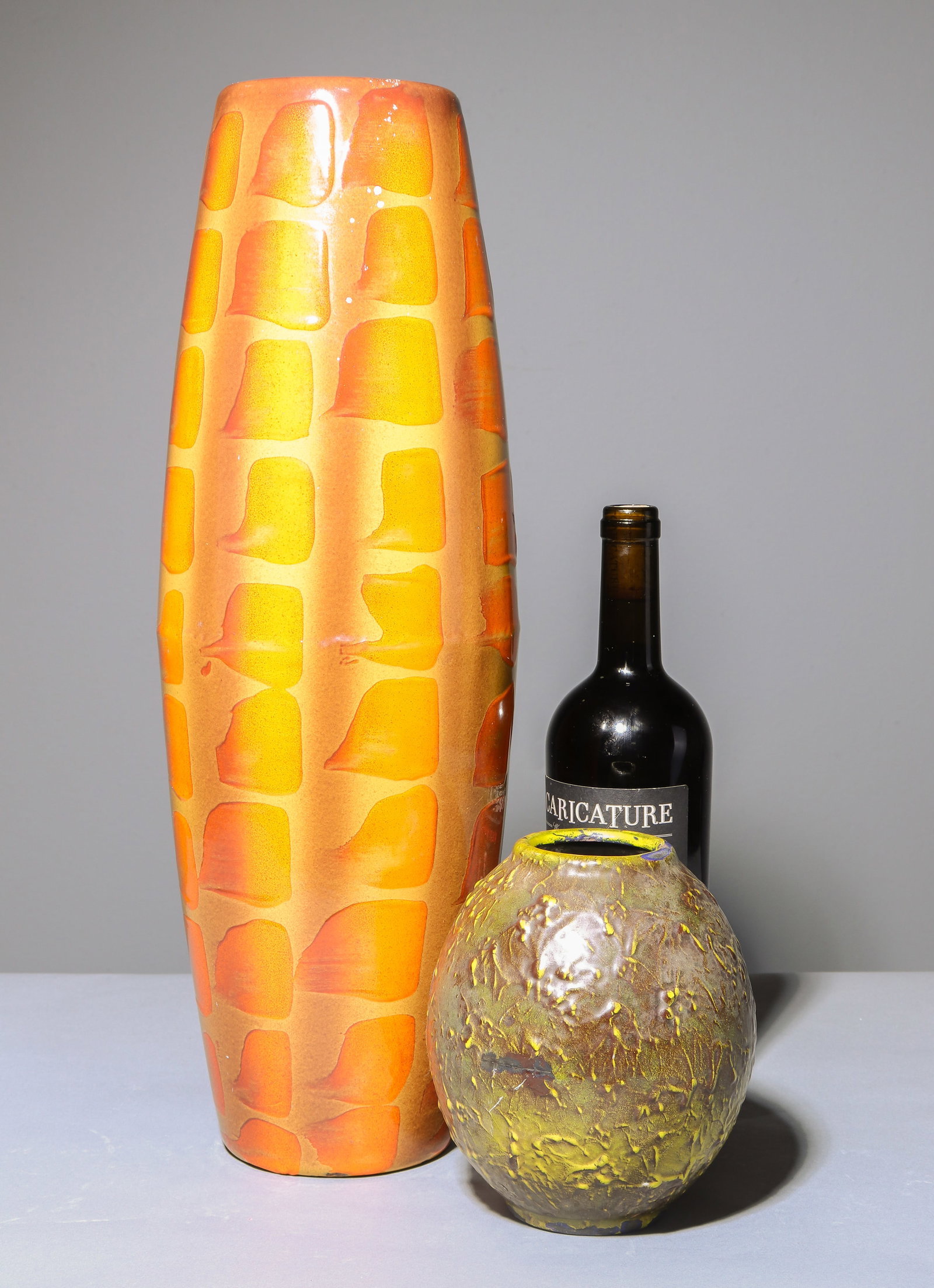 Two Lampart Bonyhad Enameled Vases (1 of 4)