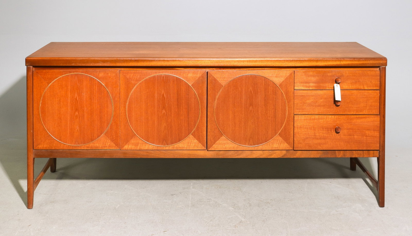 Large Mid Century Modern Circles Sideboard by Nathan (1 of 7)