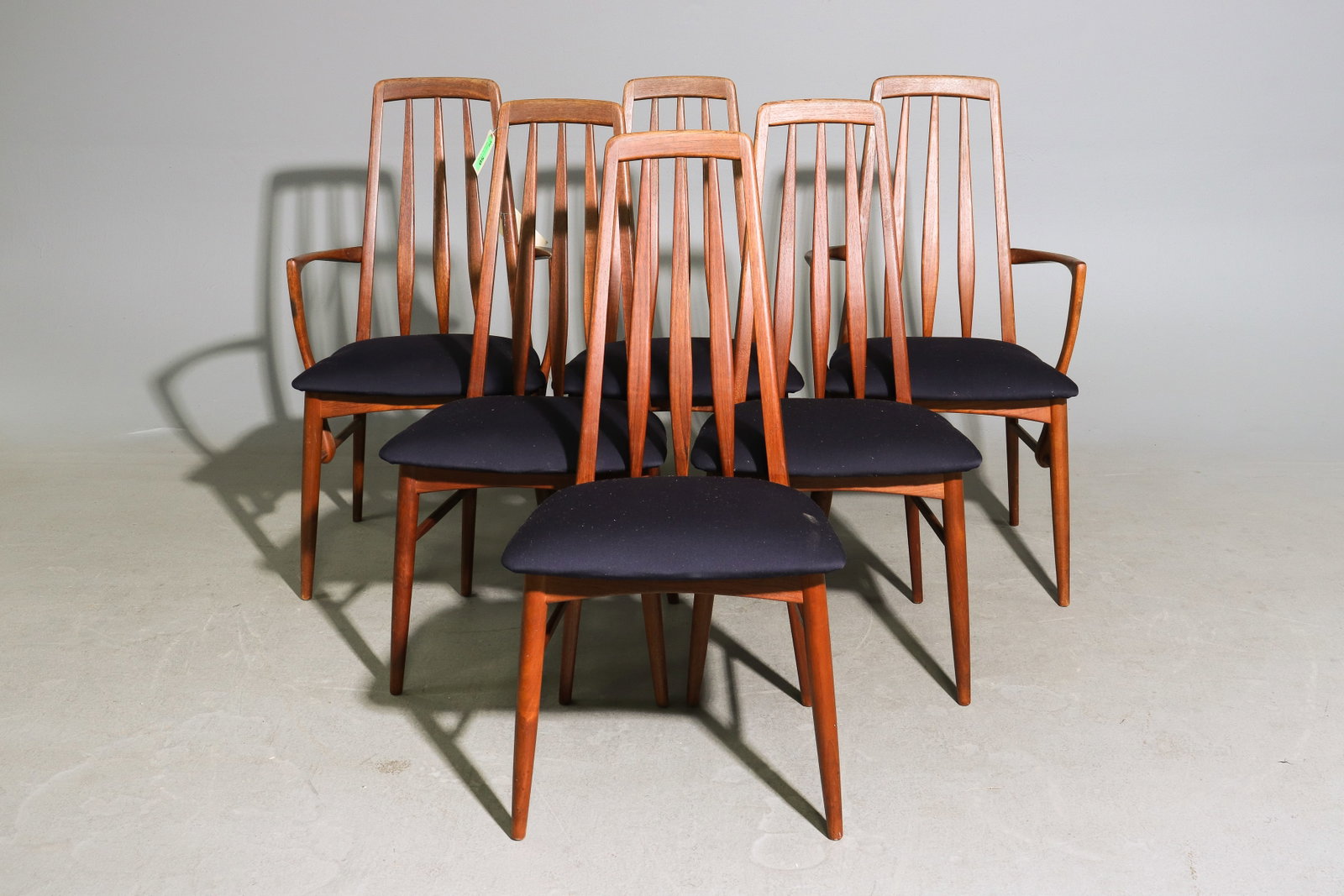Danish Modern Set of 6 Dining Chairs - Kofoed (1 of 7)