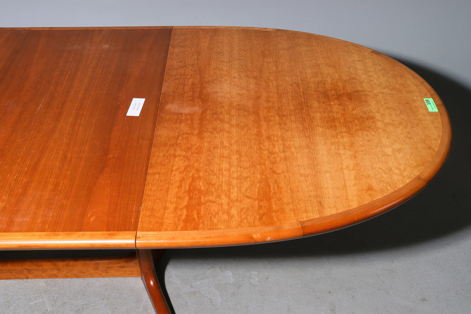 Danish Oval Dining Table with Two Leaves - 4