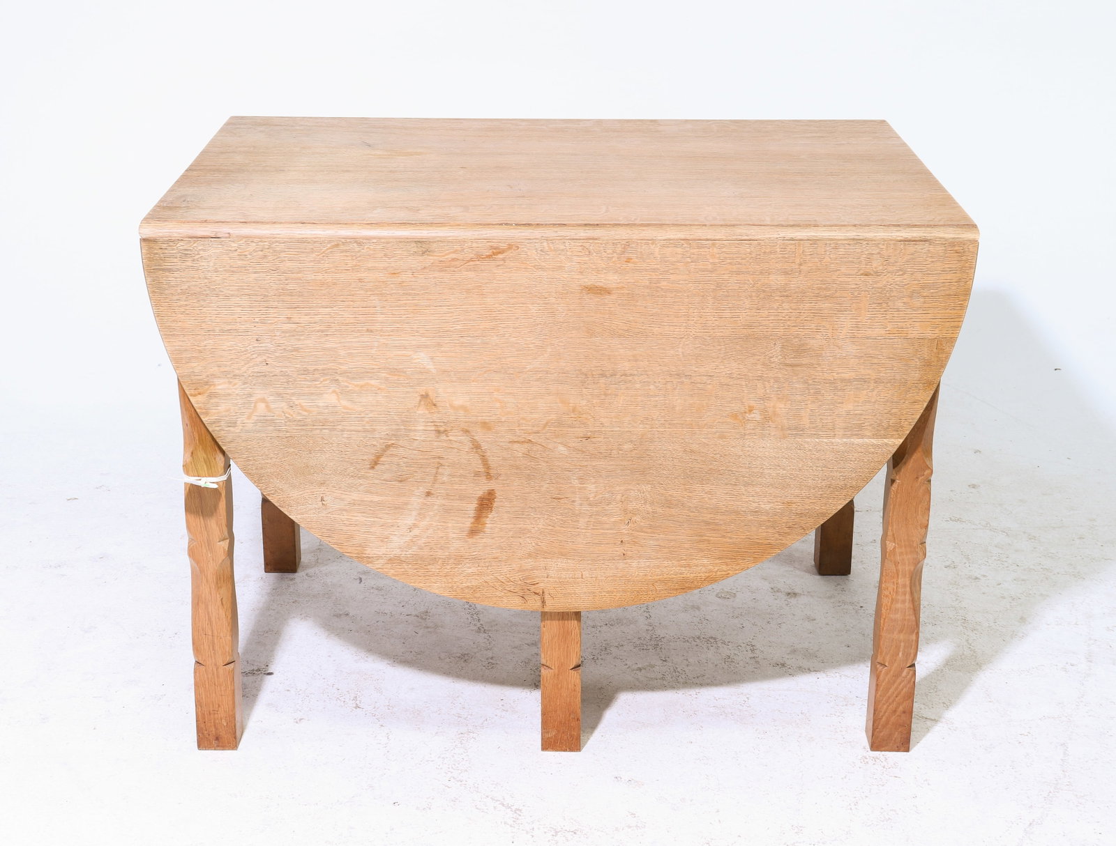 Danish Oak Large Drop Leaf Table: Danish Oak Large Drop Leaf Table - 29 in tall x 27.25 x 39.5, Leaves add an additional 19.5 inches each