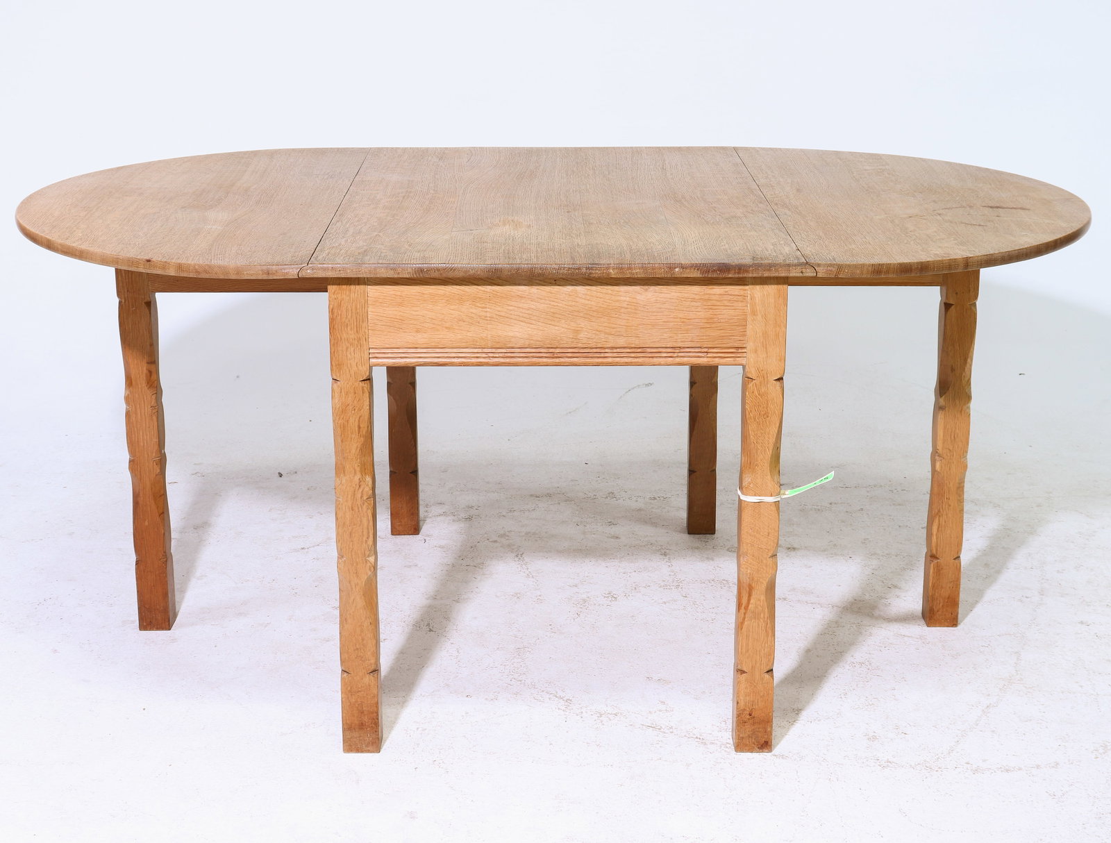 Danish Oak Large Drop Leaf Table - 2