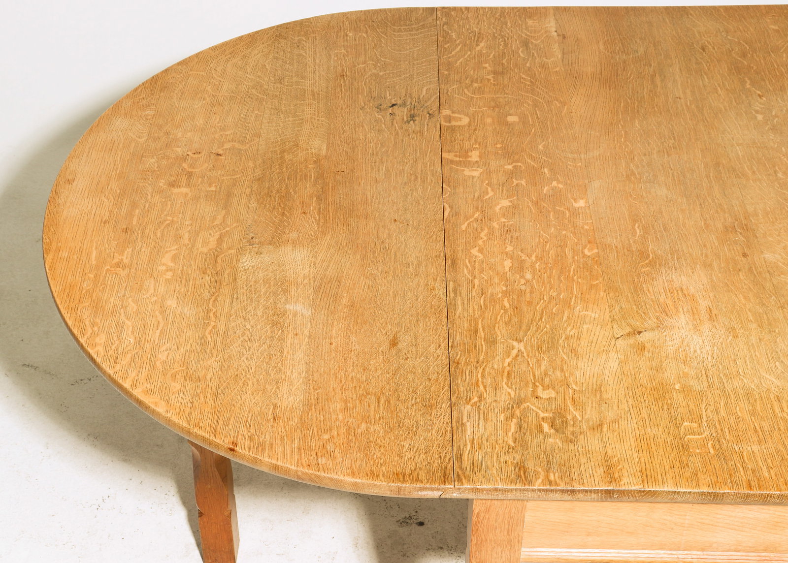 Danish Oak Large Drop Leaf Table - 3