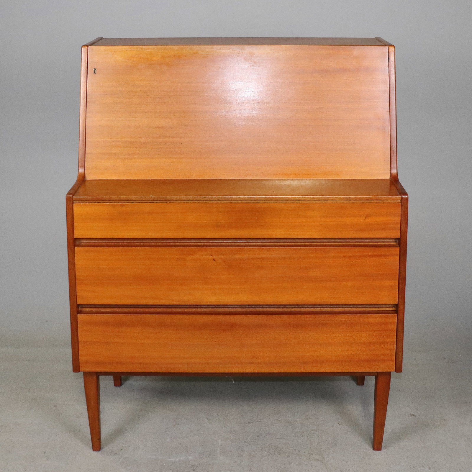 Mid Century Modern Drop Front Desk / Bureau (1 of 7)