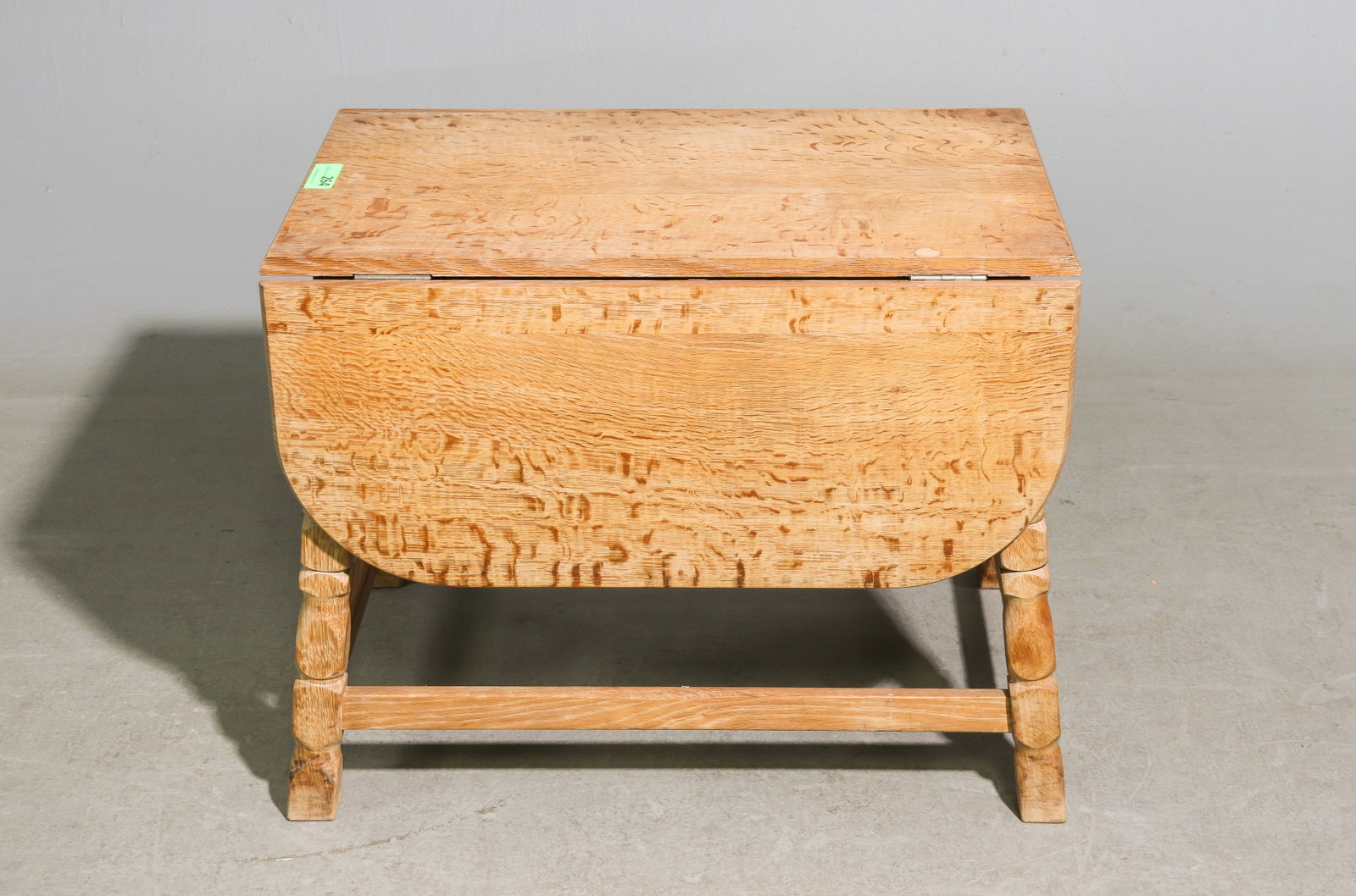 Danish Oak Low Drop Leaf Table: Danish Oak Low Drop Leaf Table - 22 in tall x 27.5 x 17.5, Leaves add an additional 11.5 inches each - Similar in style to / possibly by : S. Thrane & Son / Henning Kjaernulf / Guillerme & Chambron