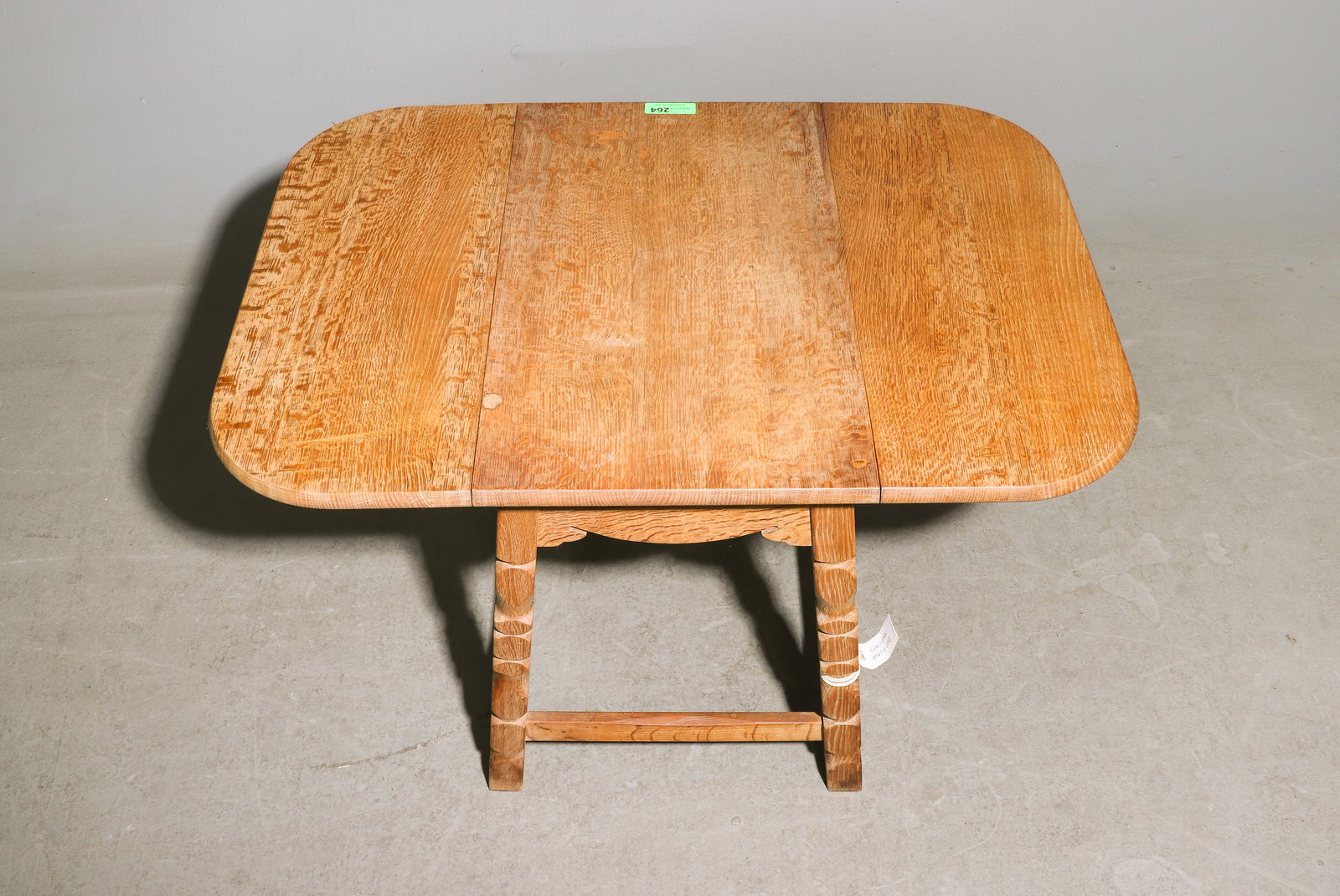 Danish Oak Low Drop Leaf Table - 3