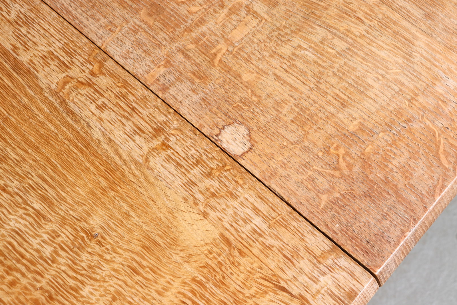 Danish Oak Low Drop Leaf Table - 4