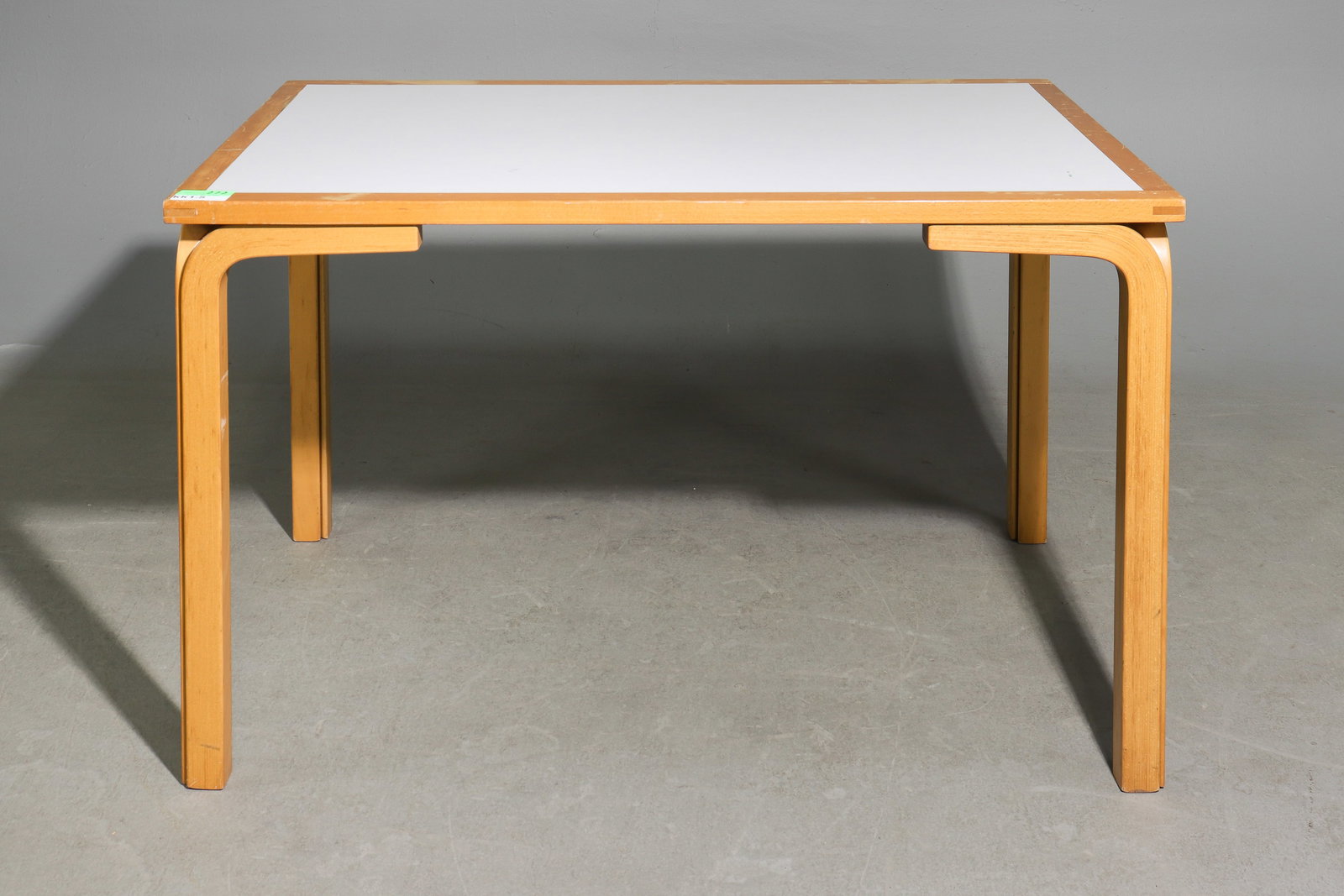 Danish Modern Table / Desk: Danish Mid Century Modern Table / Desk - 29 in tall x 47.5 x 29, Floor to under is 27 inches and the space between the legs is 42 inches