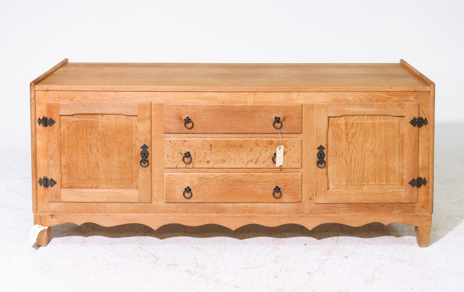 Danish Oak Low Sideboard / Credenza (1 of 5)