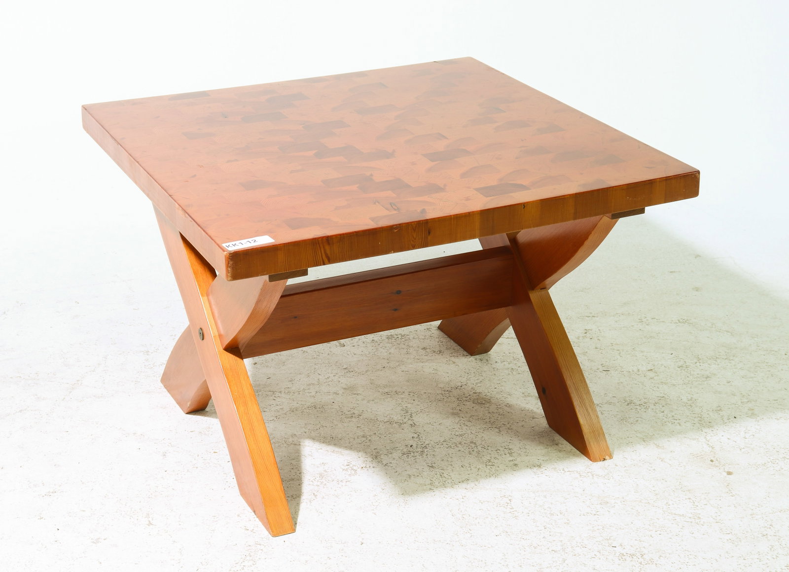 Danish Square Occasional / Side Table (1 of 2)