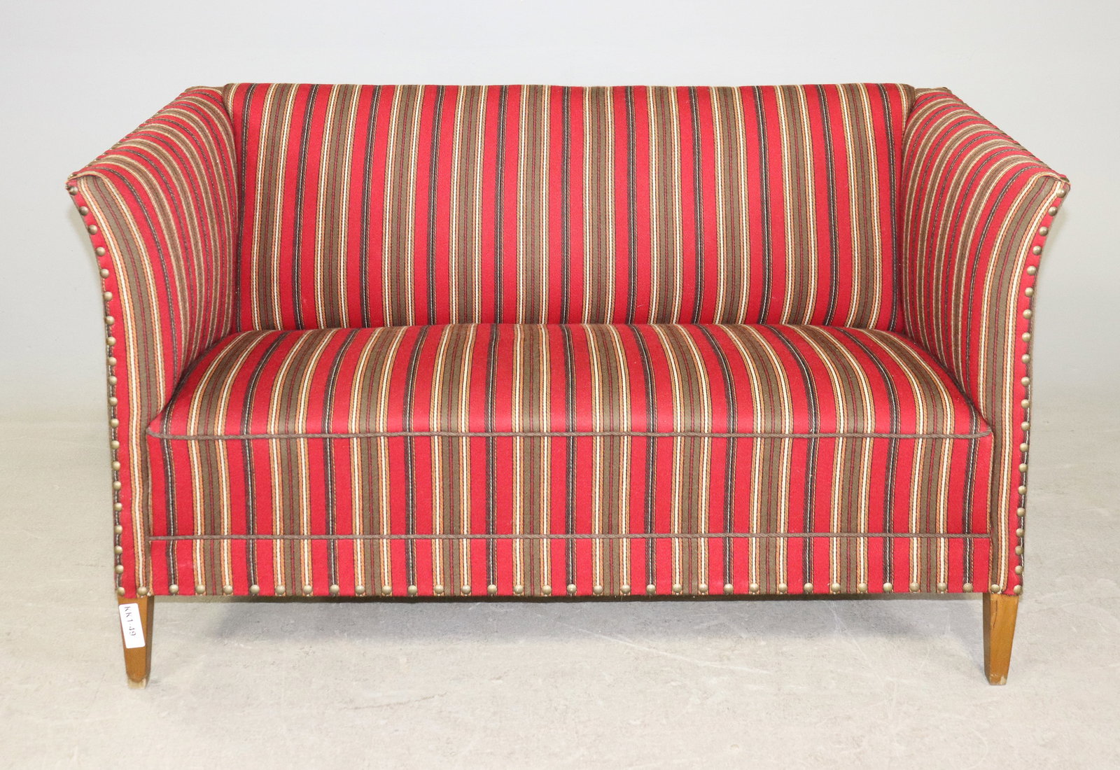 Danish Modern Upholstered 2 Seater Sofa (1 of 7)