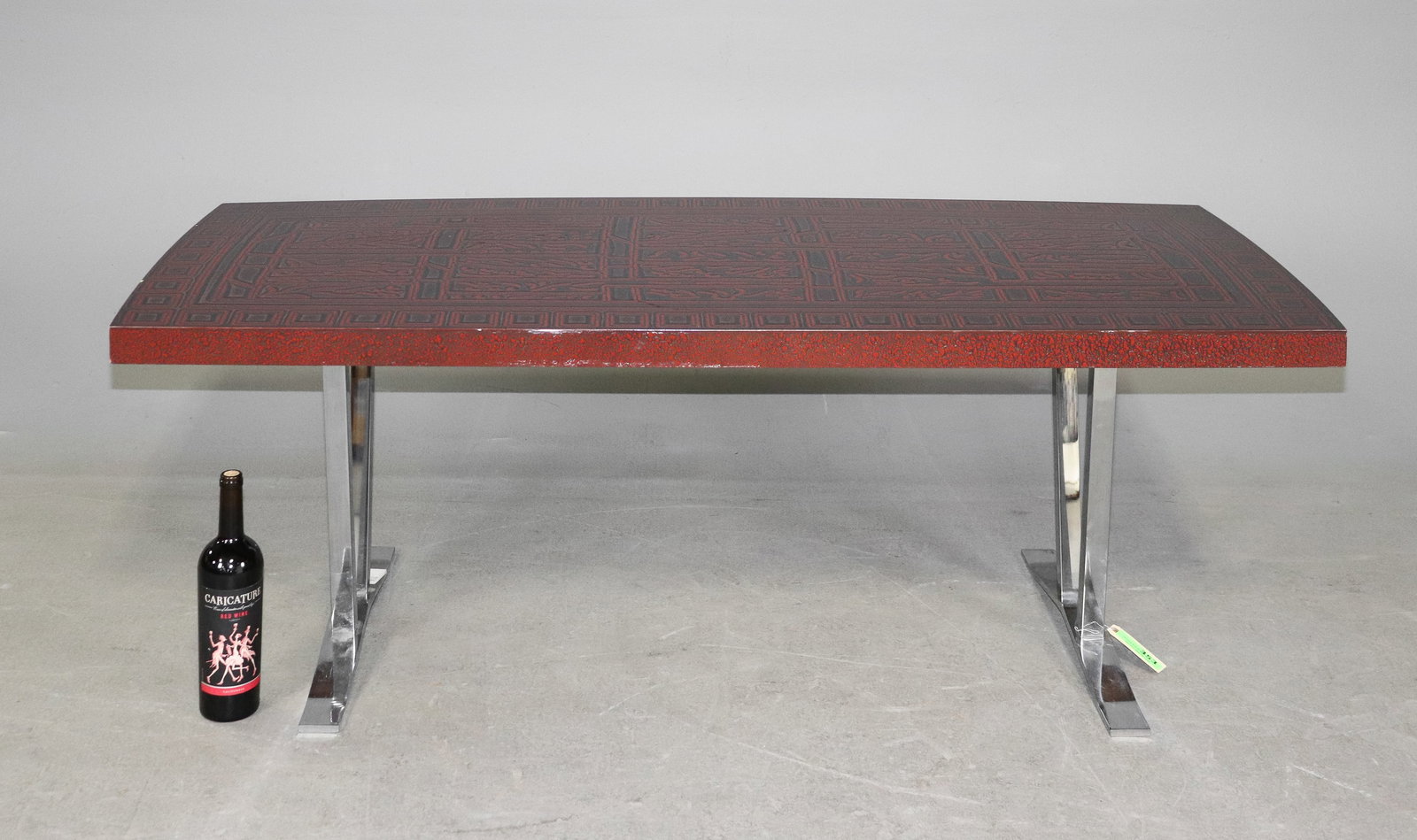 Swedish Large Coffee Table With Chrome Legs (1 of 4)
