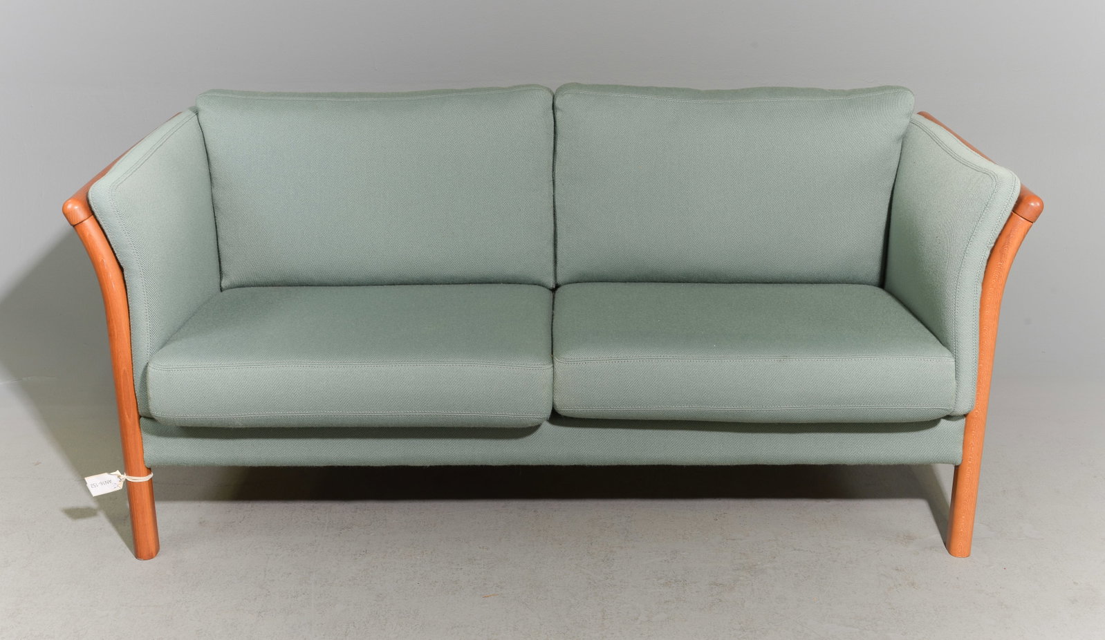 Danish Modern Two Seater Sofa: Danish Mid Century Modern Two Seater Sofa - 28 in tall x 67 x 30 with a seat height of 18 inches