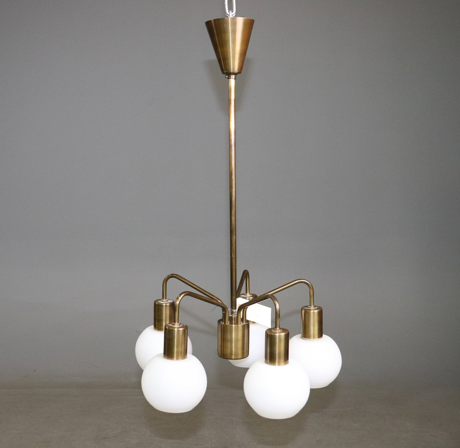 Danish 5 Lights Sputnik Style Chandelier: Danish 5 Lights Sputnik Style Chandelier - 23.5 in tall x 13.5 in diameter
