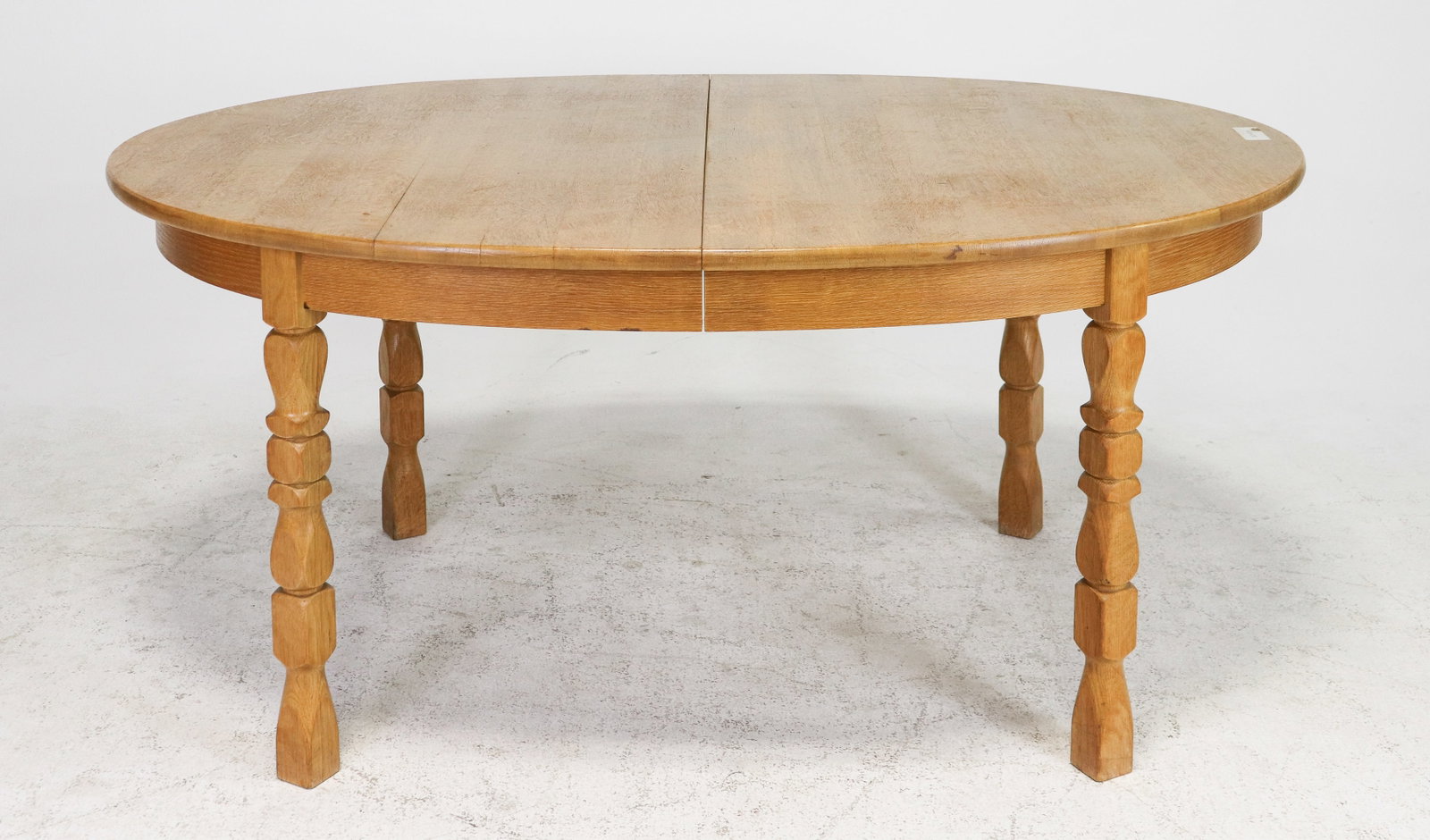 Danish Oak Oval Dining Table (1 of 5)