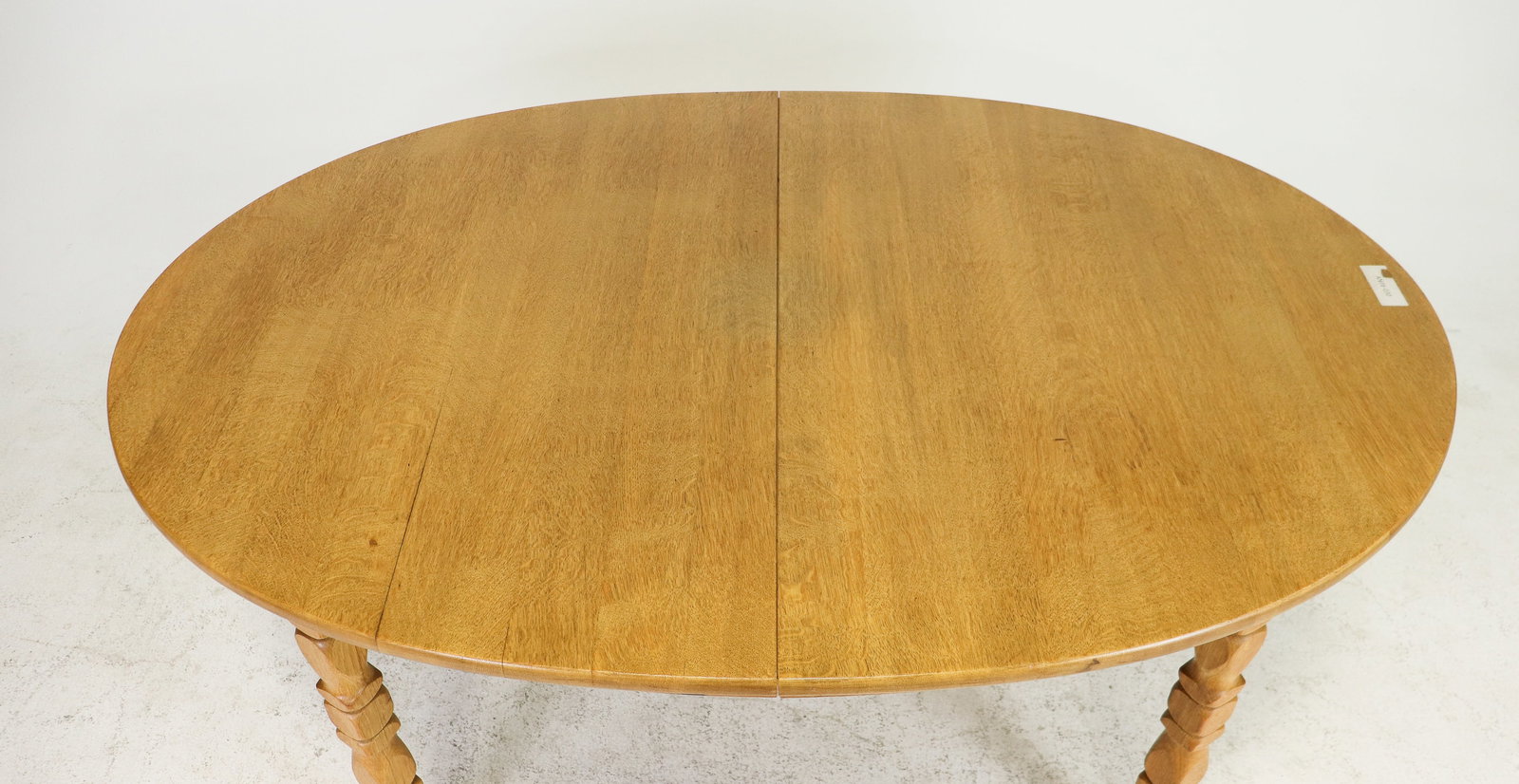 Danish Oak Oval Dining Table - 2